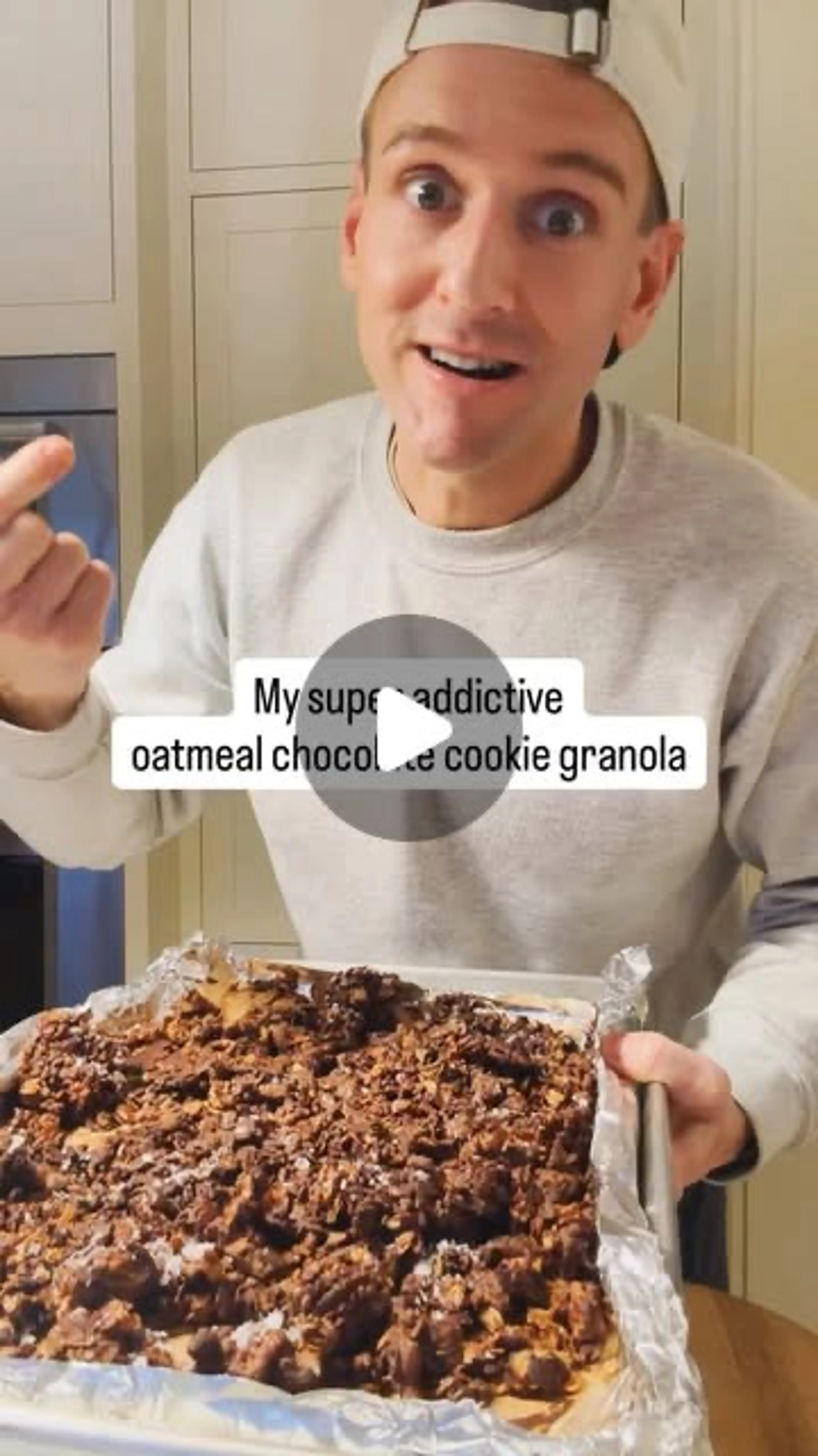 Chocolate Oatmeal Cookie Granola Is Supe