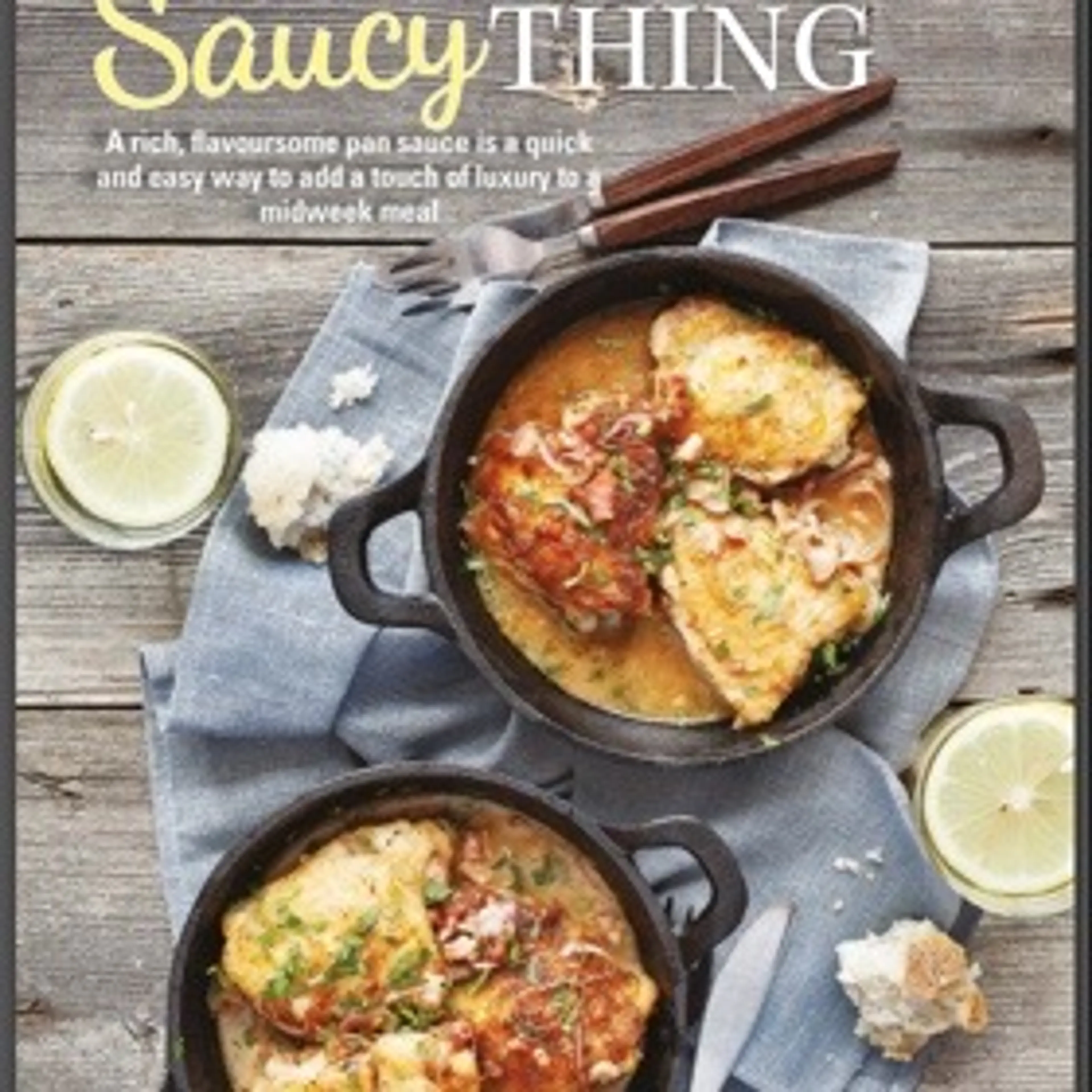 One-pan chicken with bacon and white wine sauce