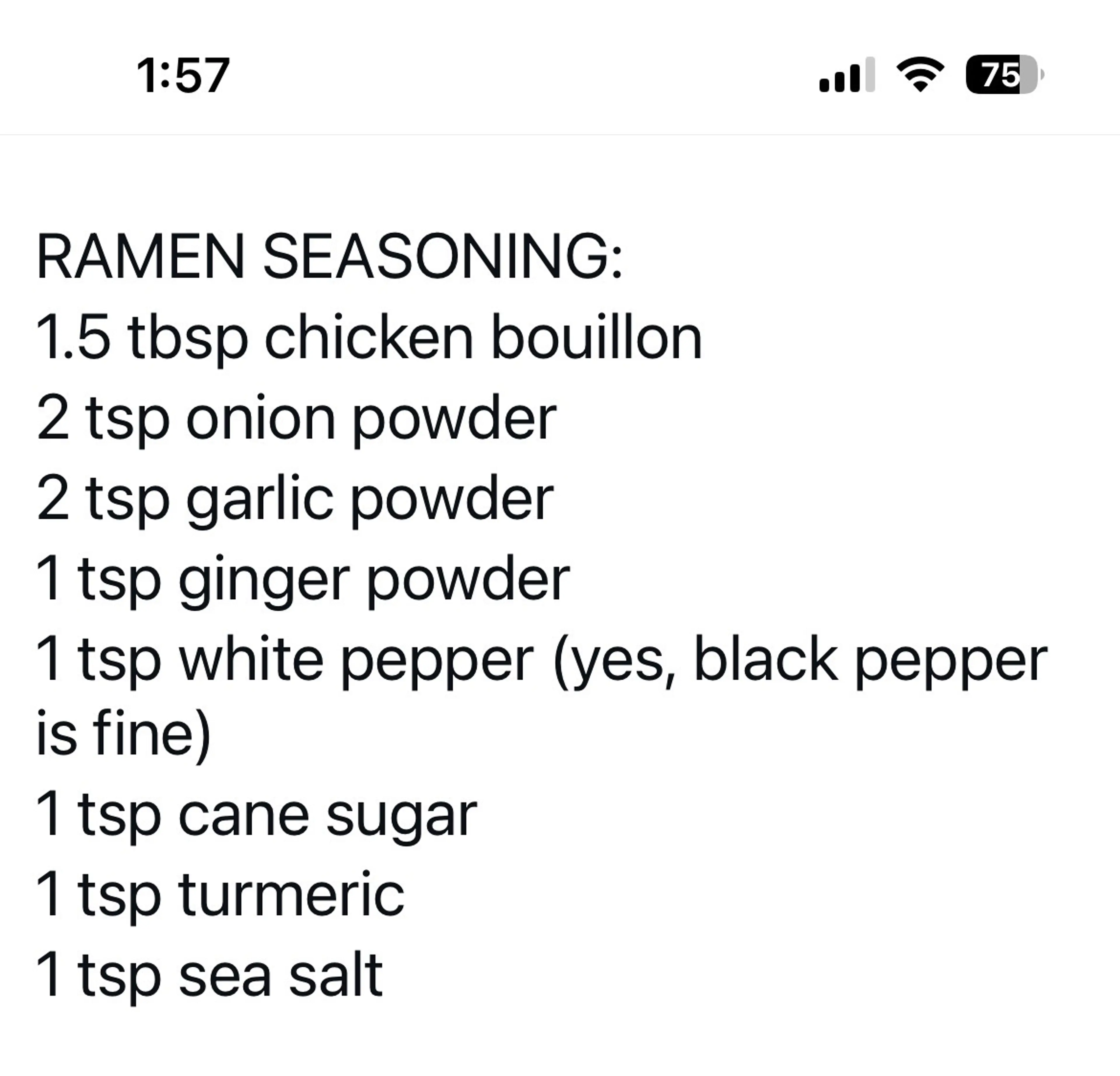 RAMEN SEASONING
