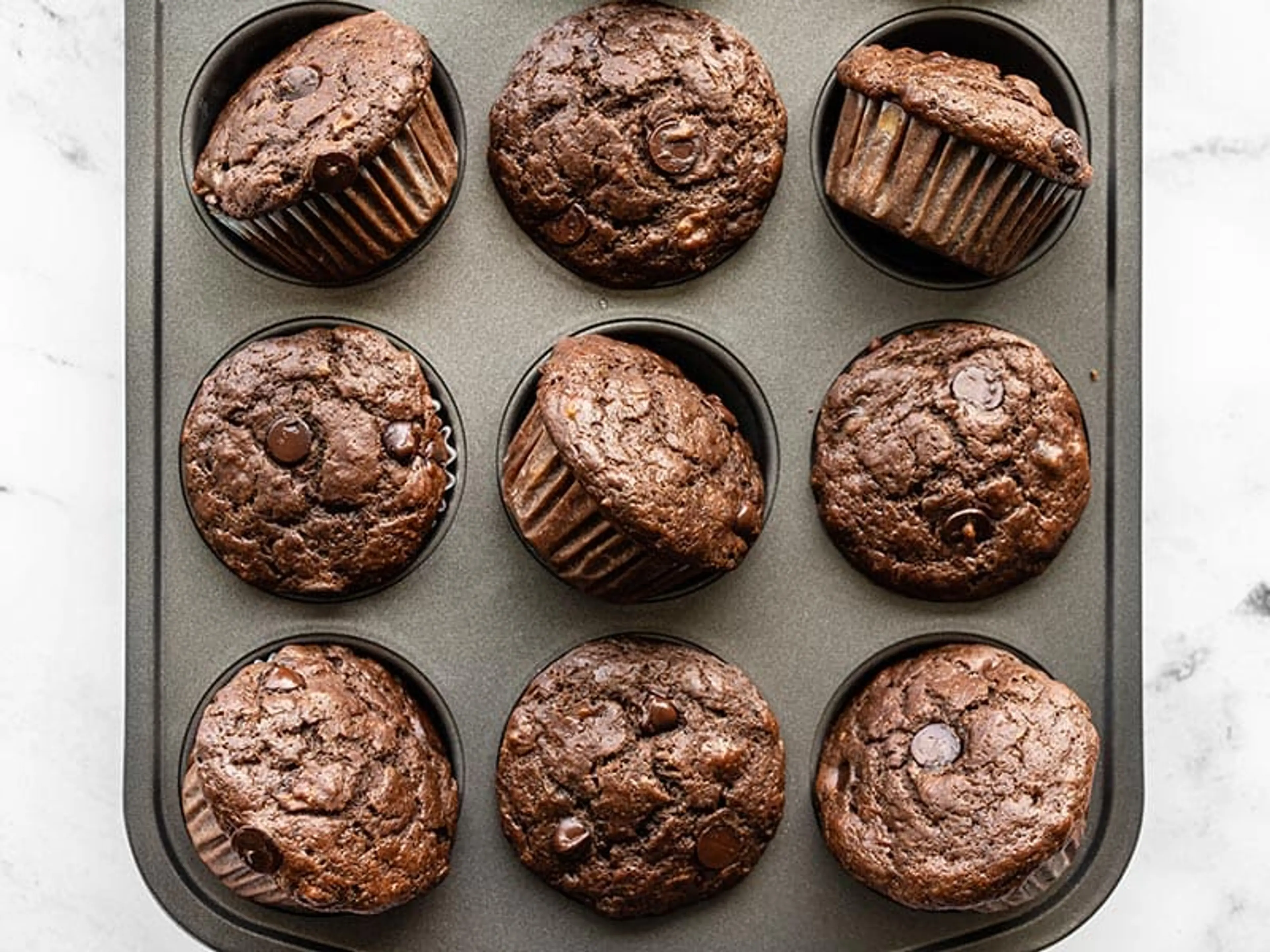 Chocolate Banana Muffins