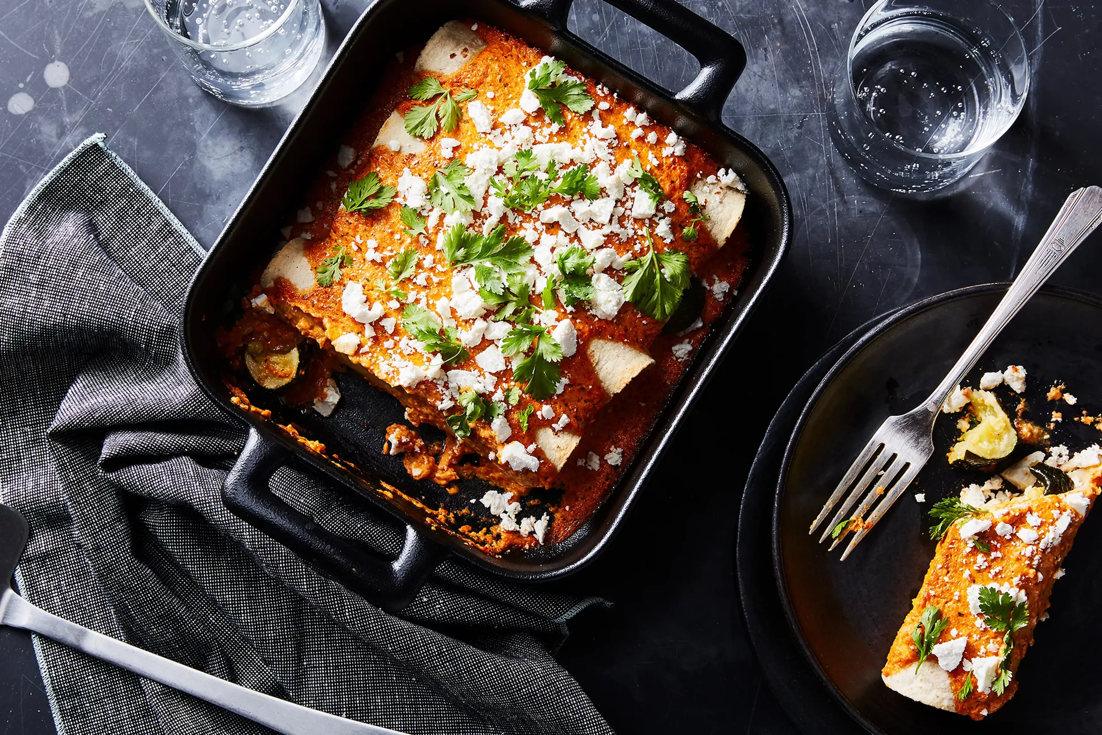 Roasted Vegetable Enchiladas