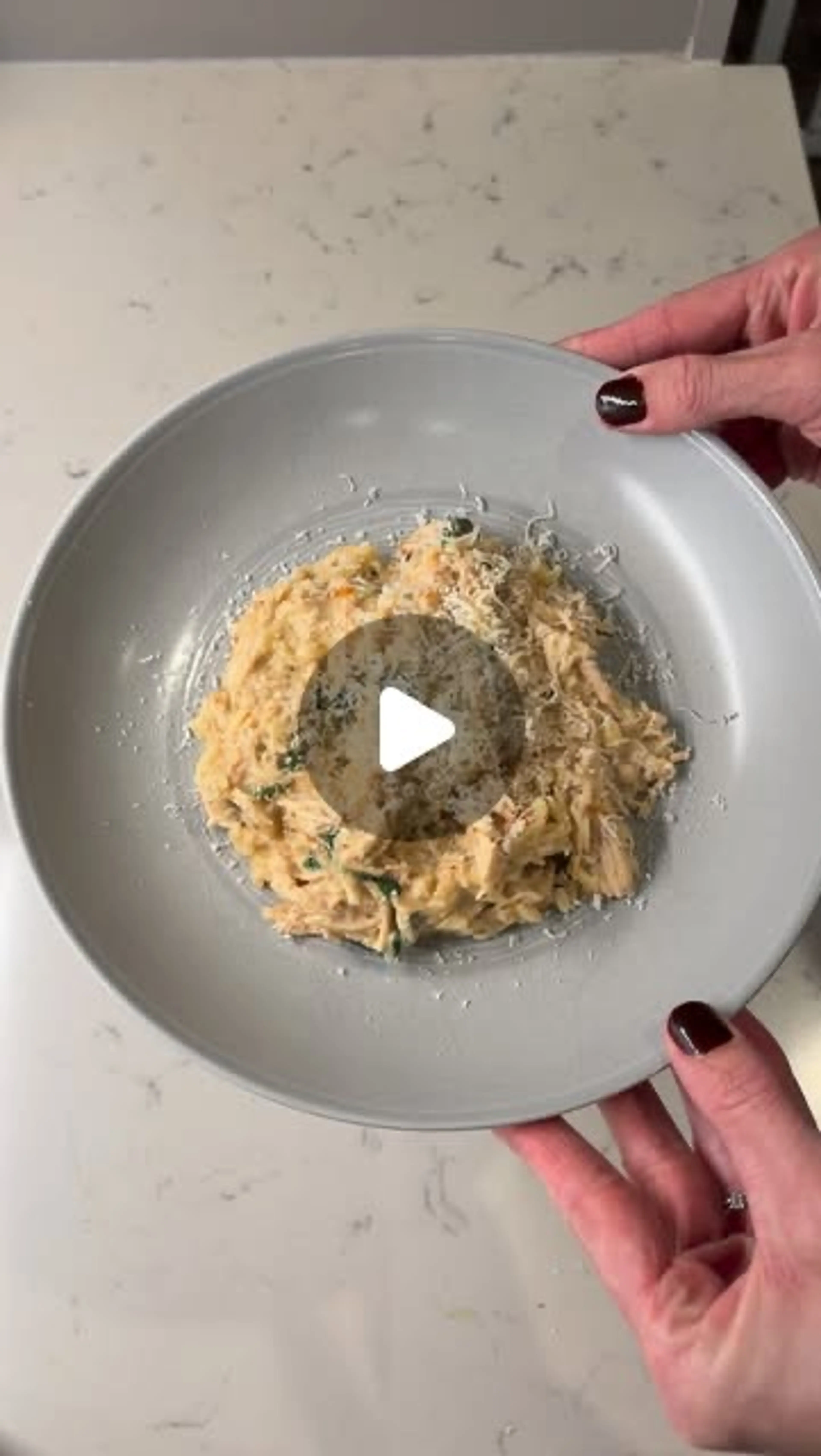 Italian Chicken With Orzo & Spinach