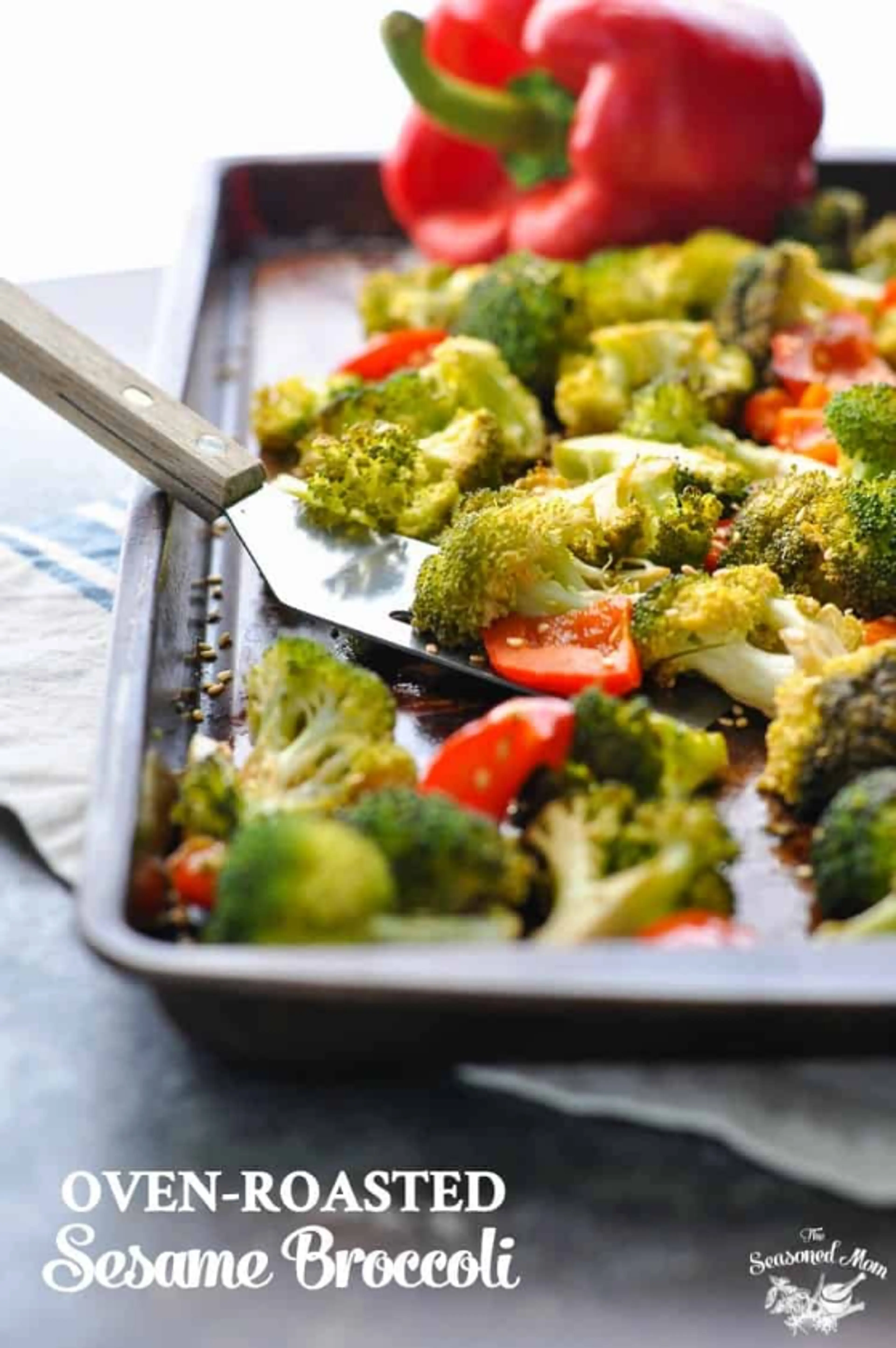 Oven-Roasted Sesame Broccoli