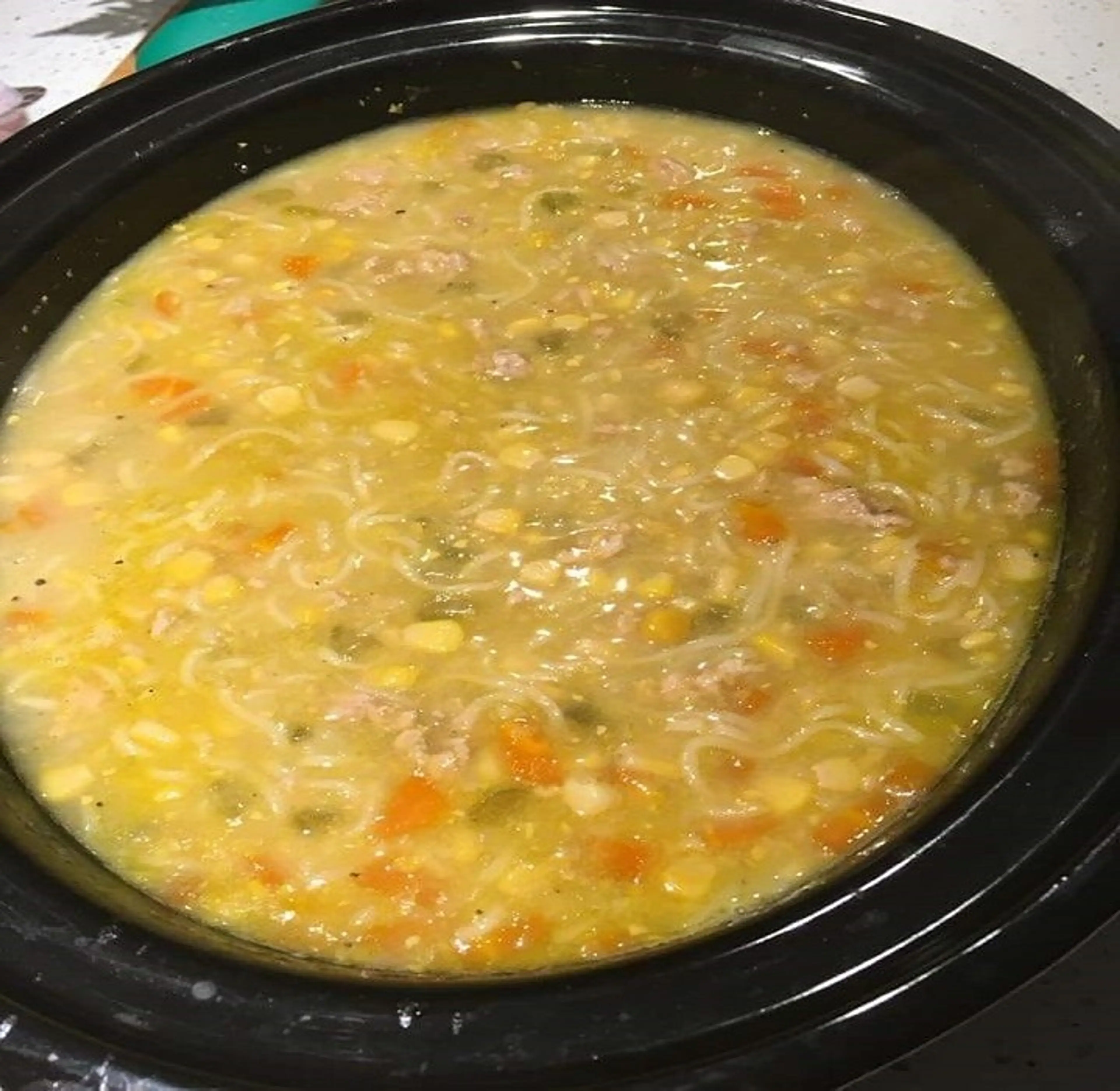 Slow Cooker Chicken Sweet Corn Soup