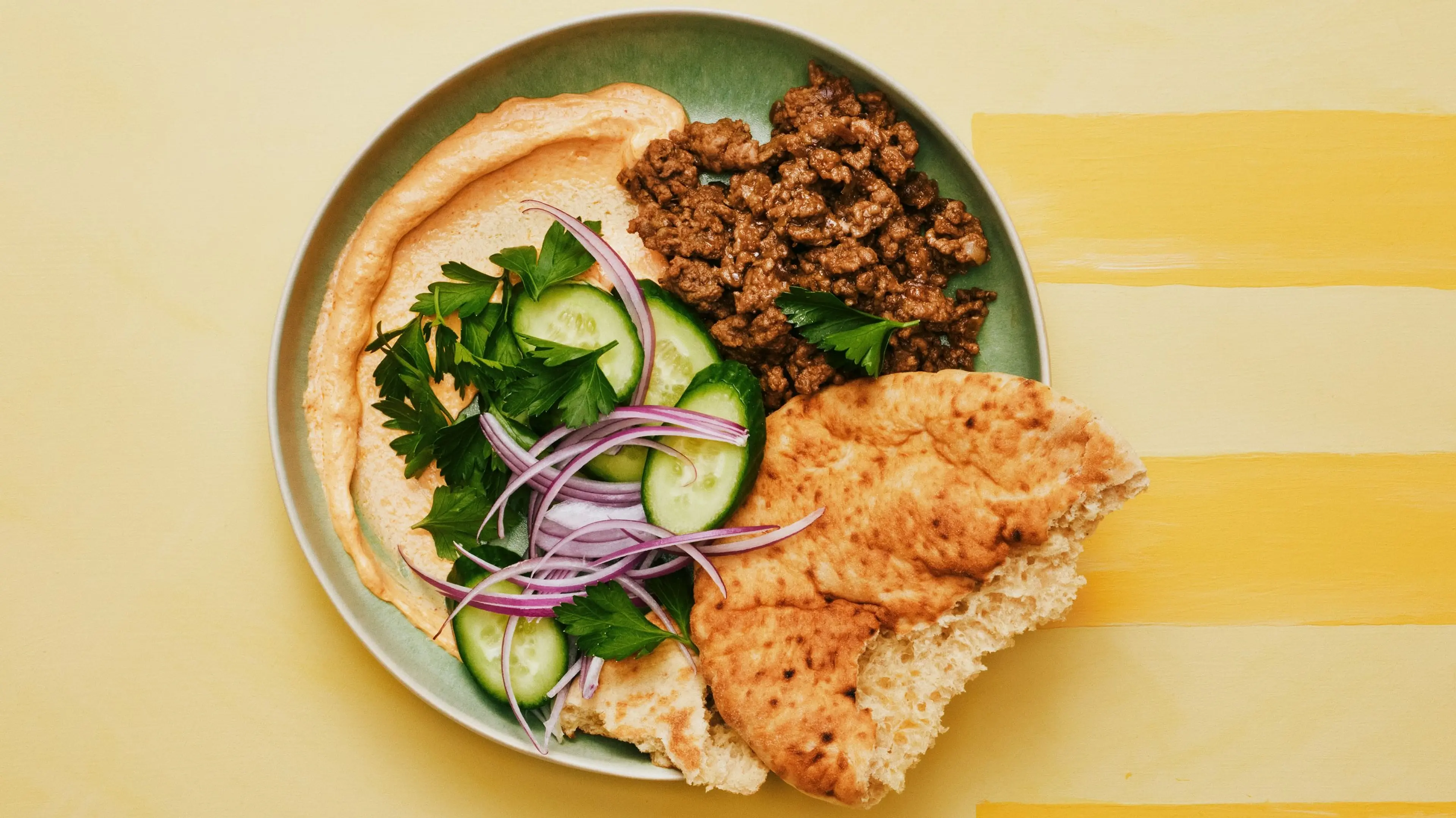 Smoky Lamb With Spiced Yogurt