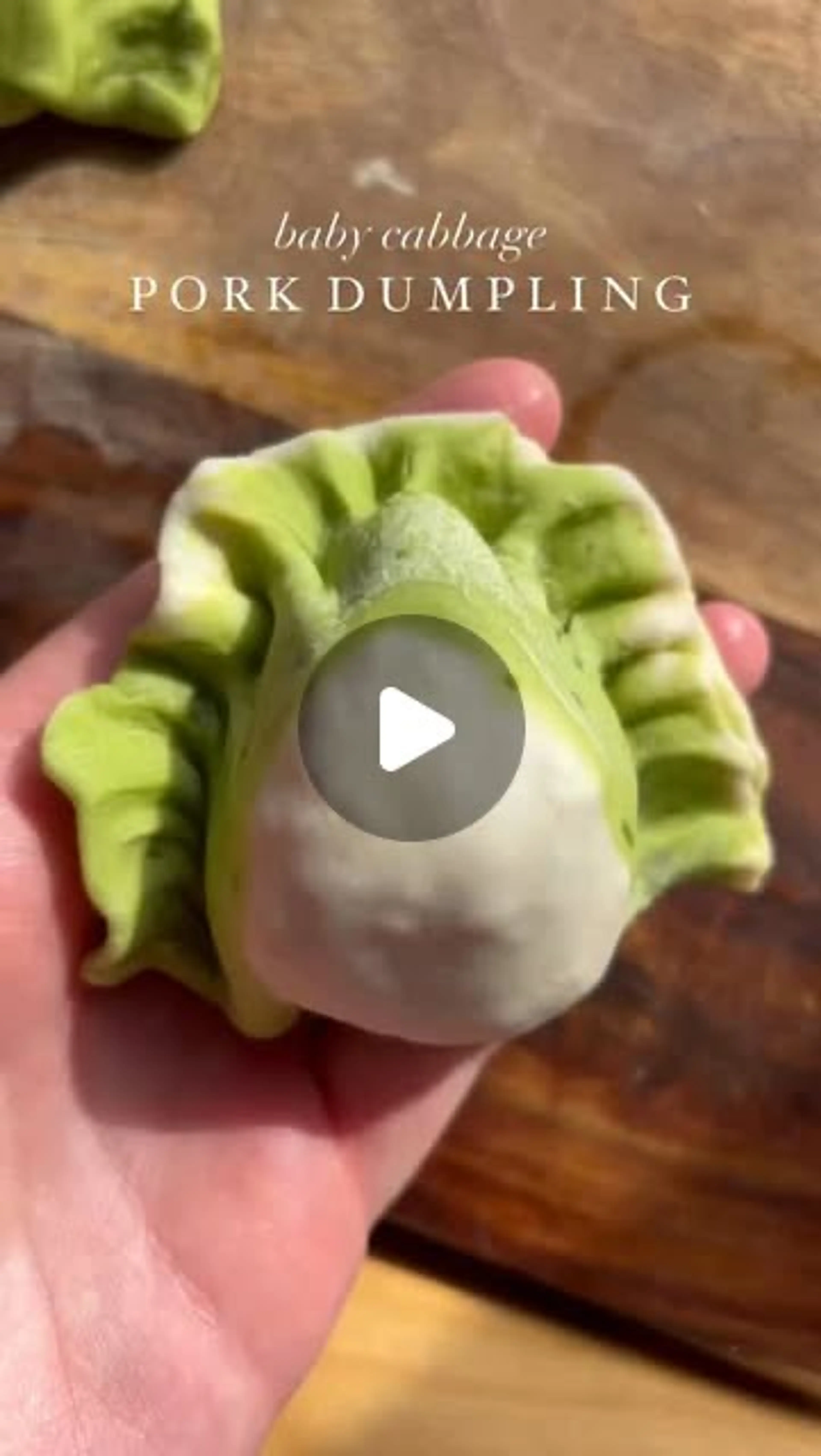 Mini Cabbage Pork Dumplings