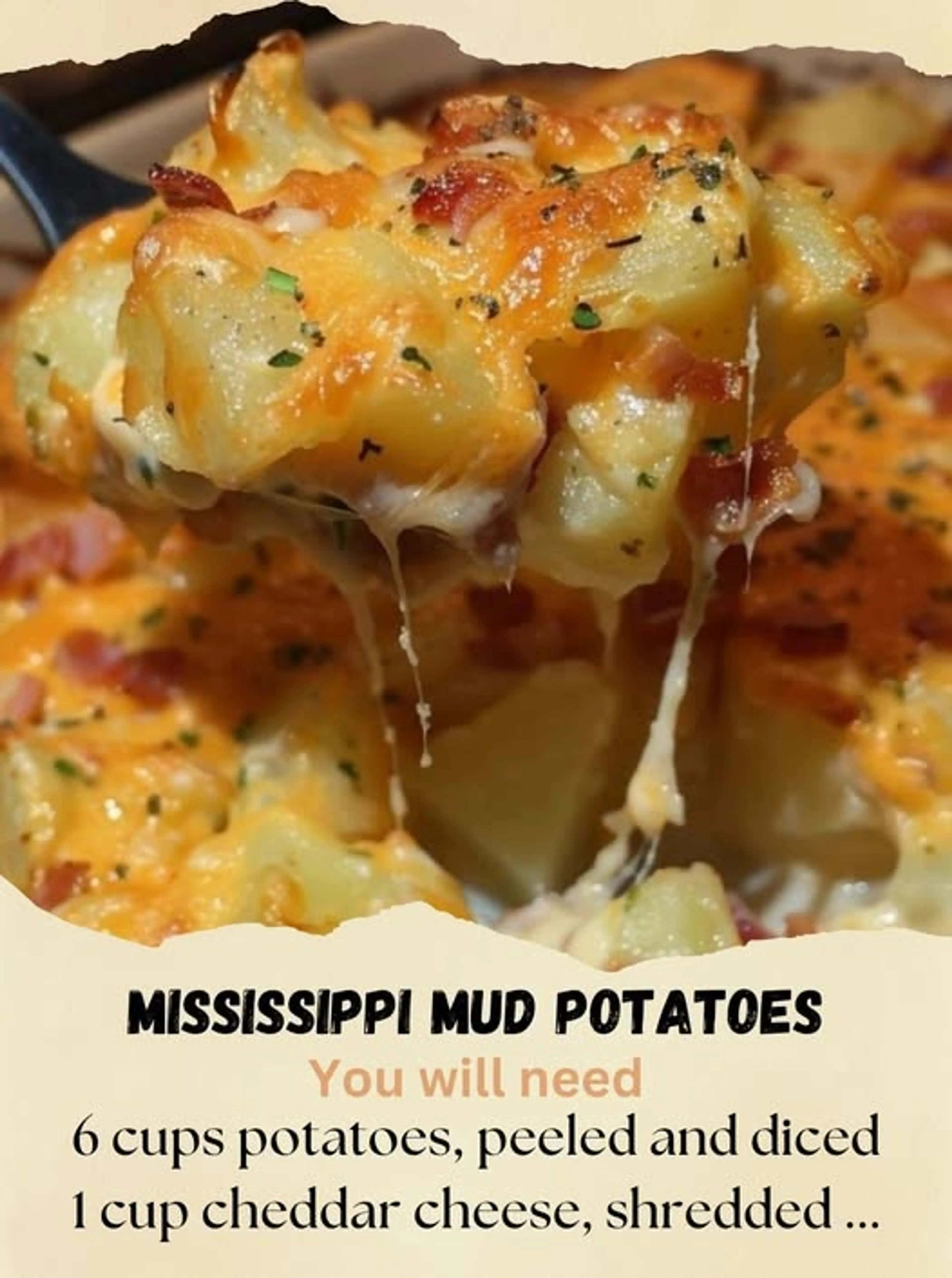Mississippi Mud Potatoes