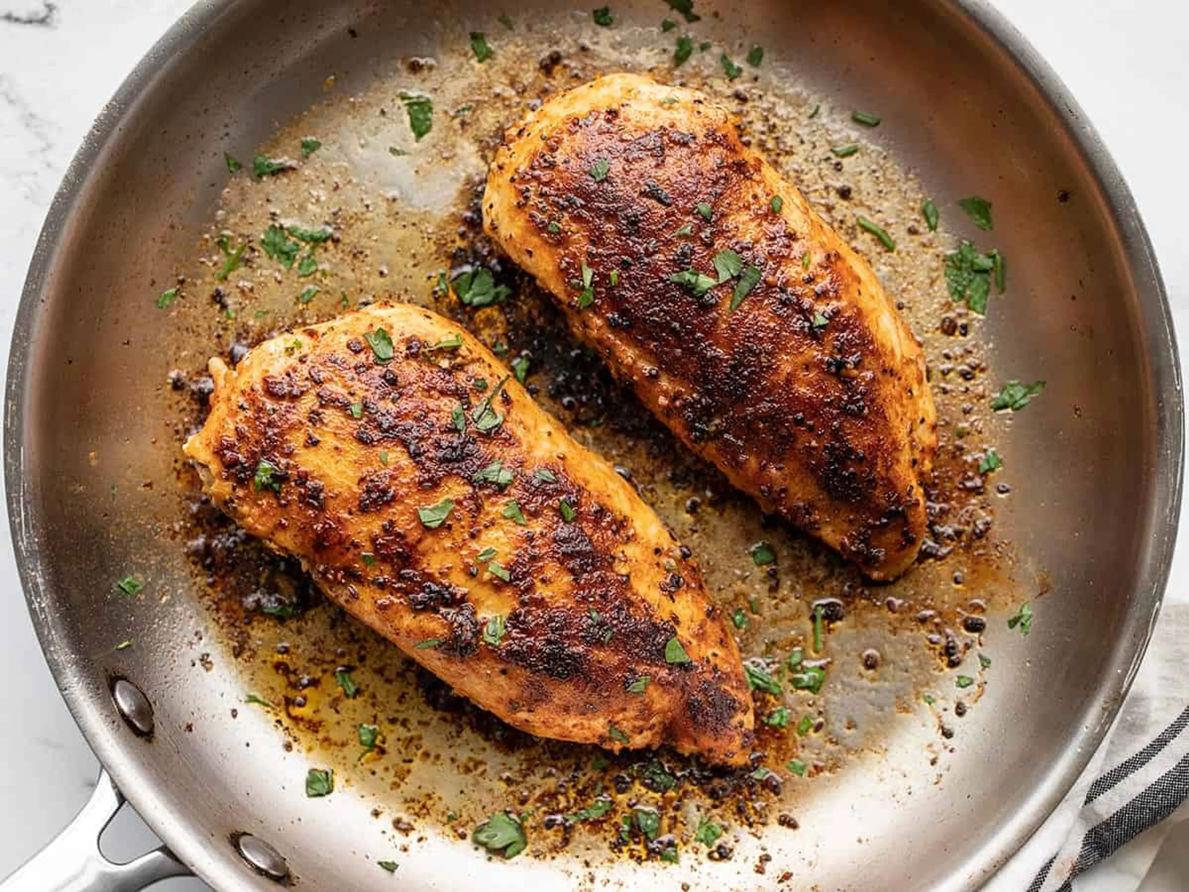 Pan Seared Chicken Breasts