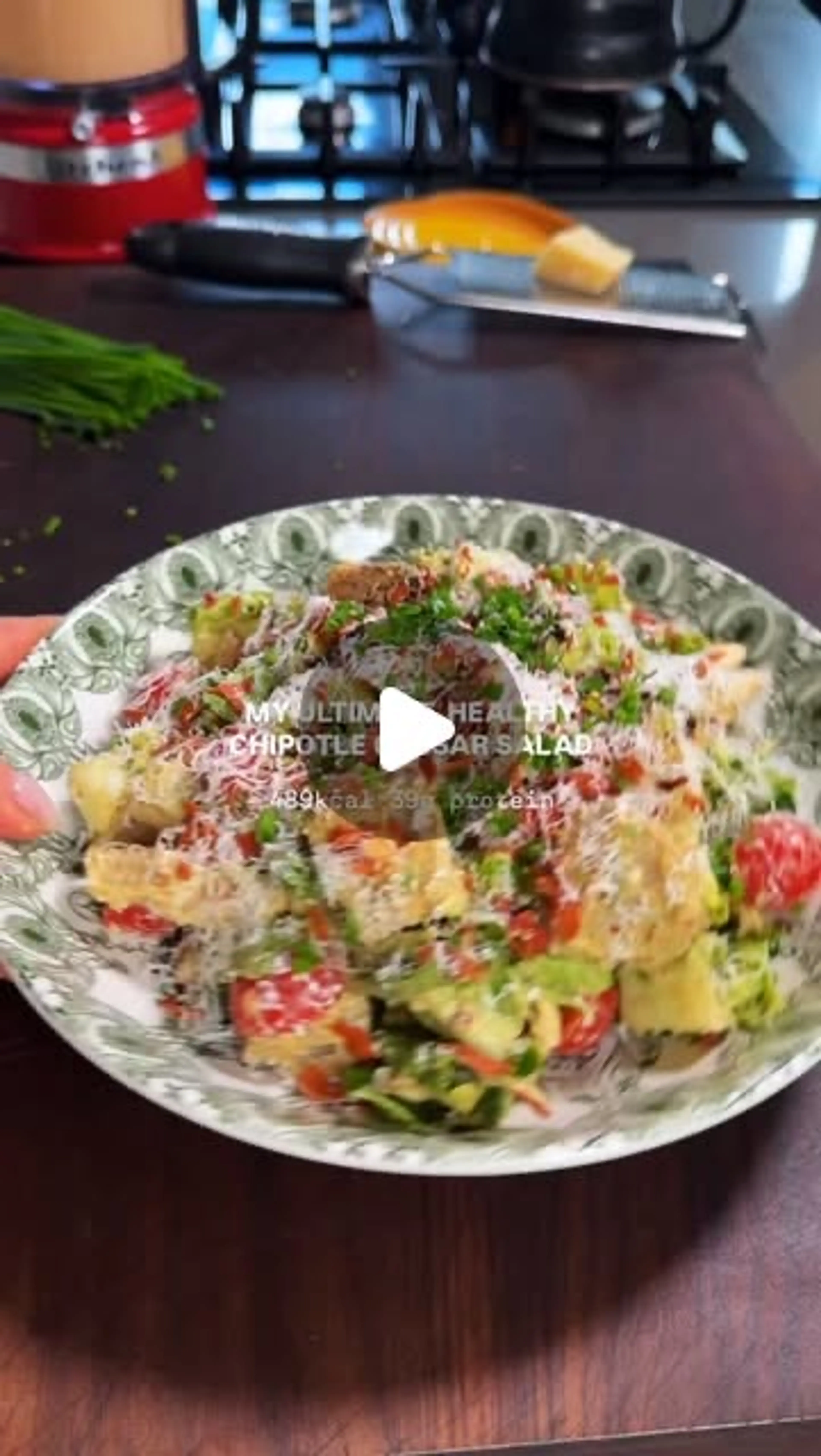 Spicy Chipotle Healthy Caesar Salad