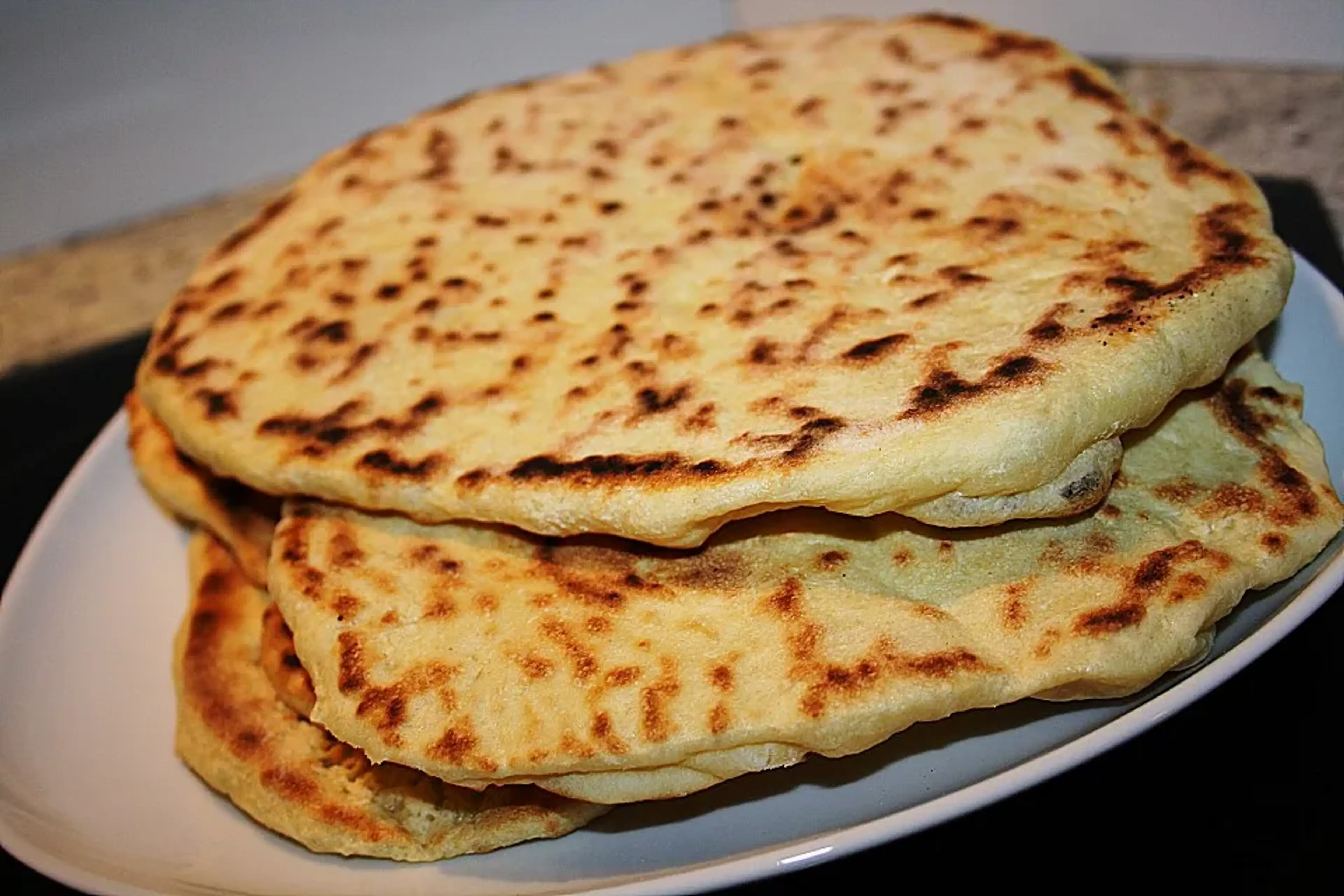 Indisches Naan Brot