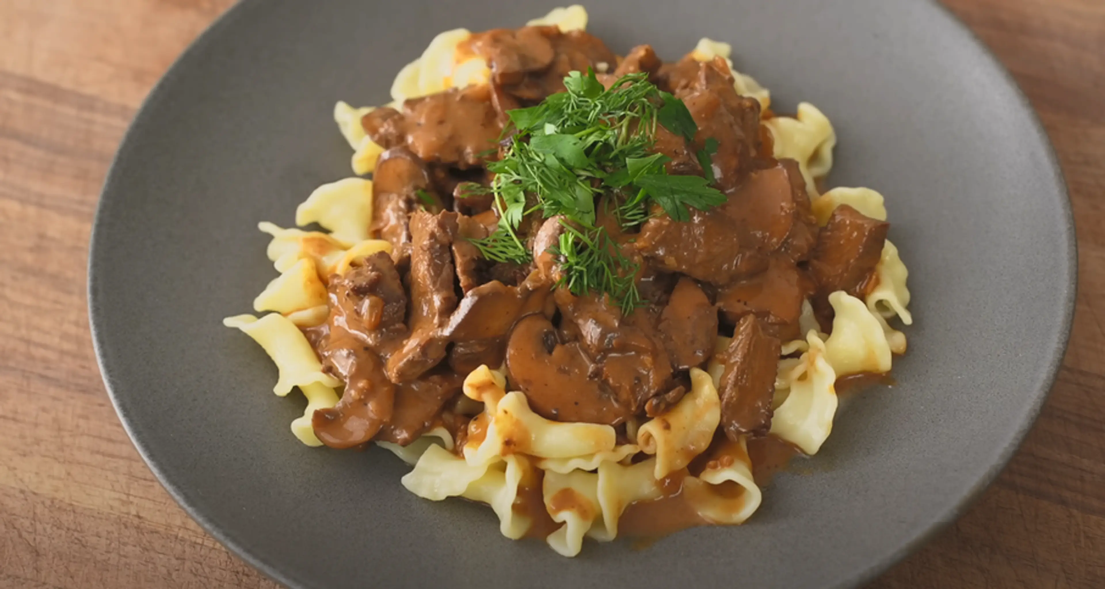 Beef Stroganoff