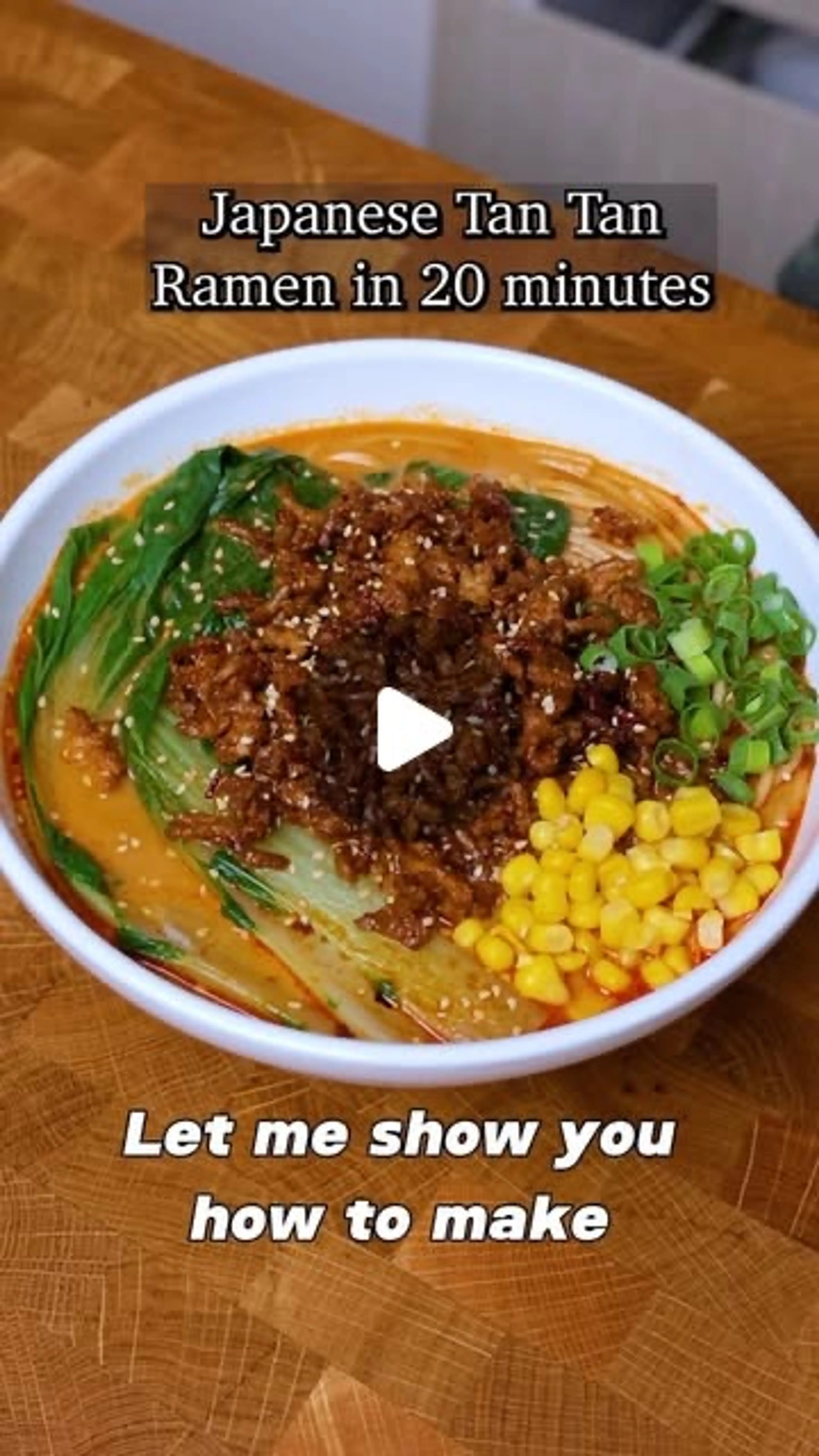 Japanese Tan Tan Ramen