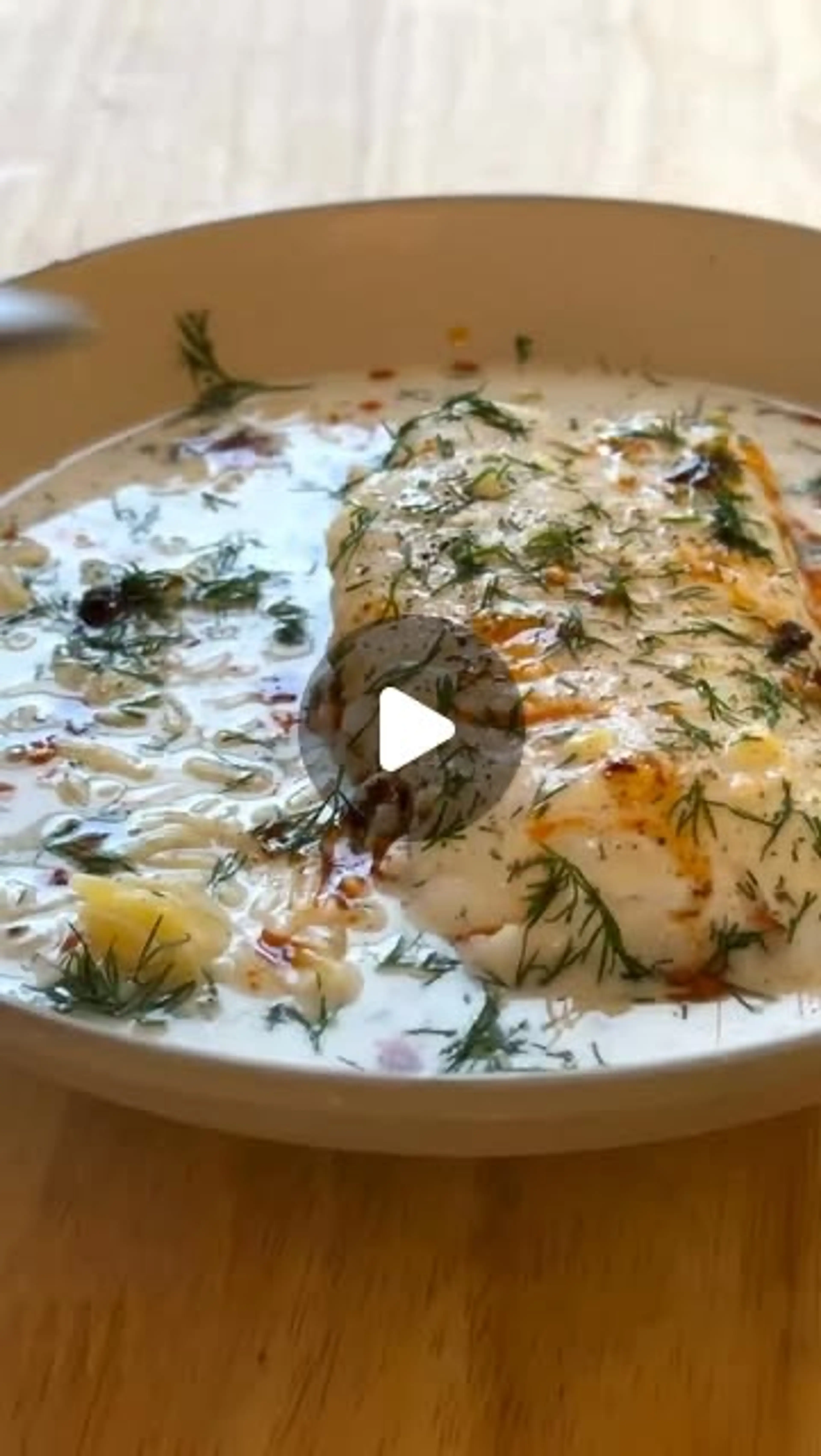 Coconut-poached Cod with Garlic, Lemon & Dill
