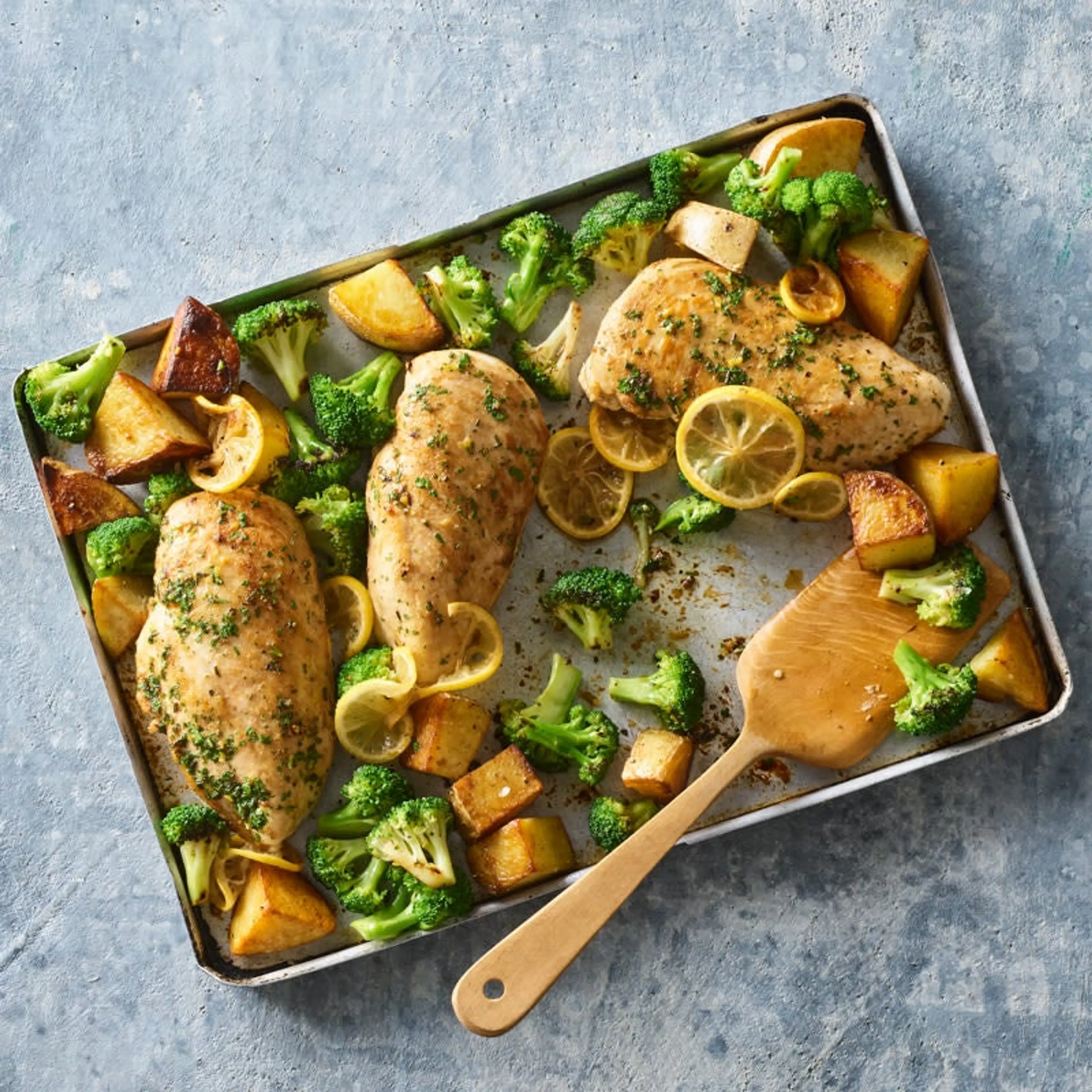 Lemon-Herb Chicken Sheet Pan Dinner