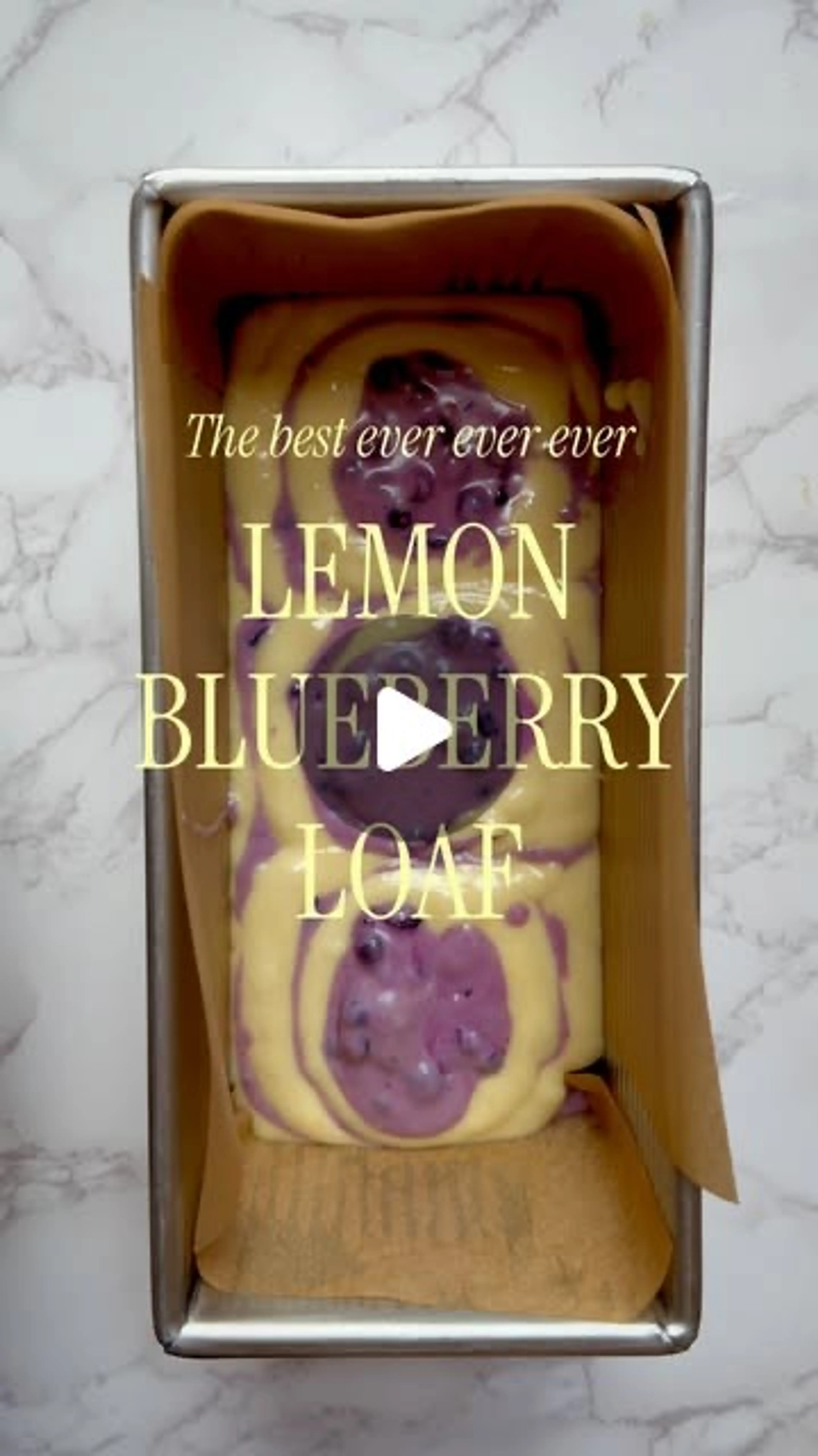 Ultra Moist Lemon Blueberry Loaf