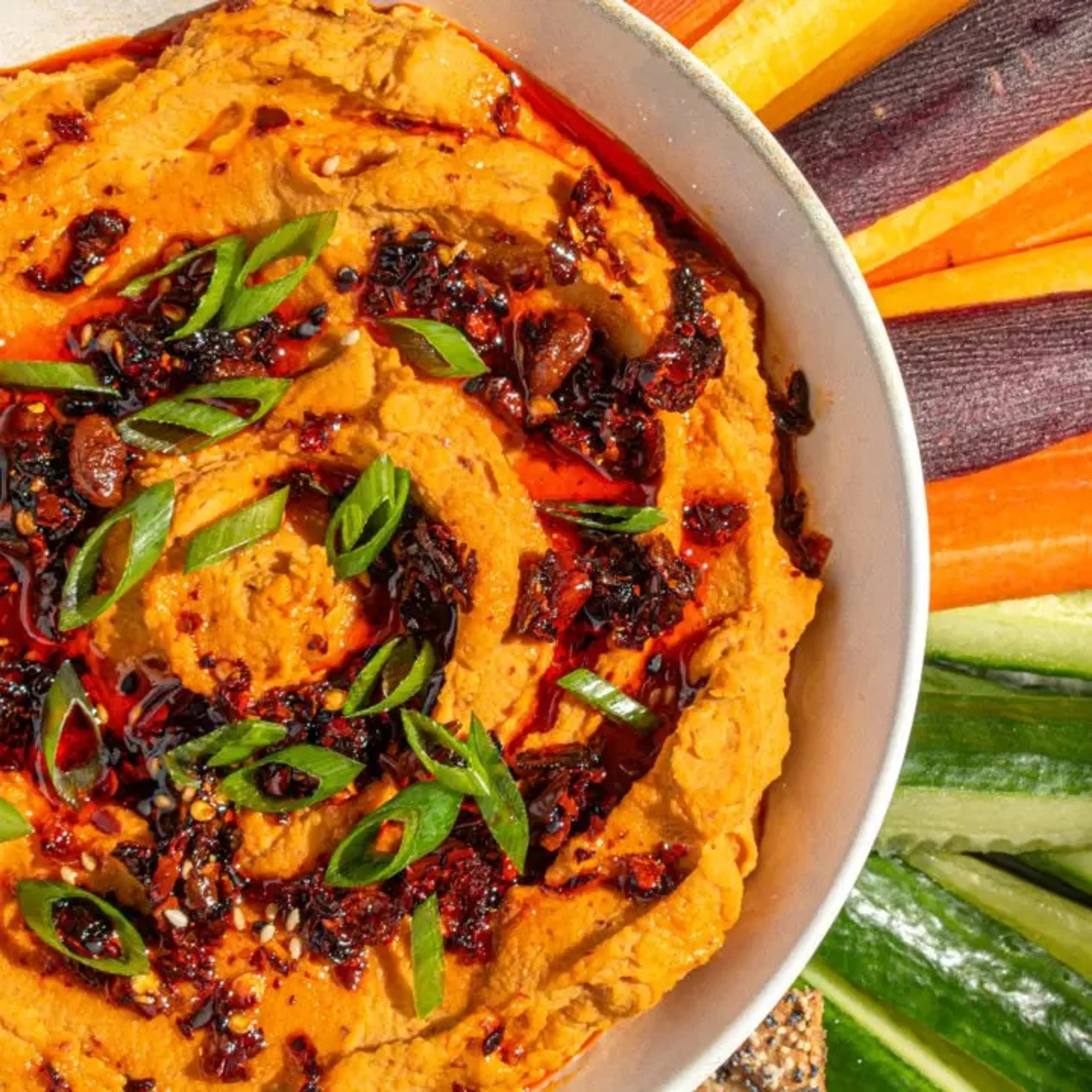 Spicy Chili Crisp Lao Gan Ma Hummus