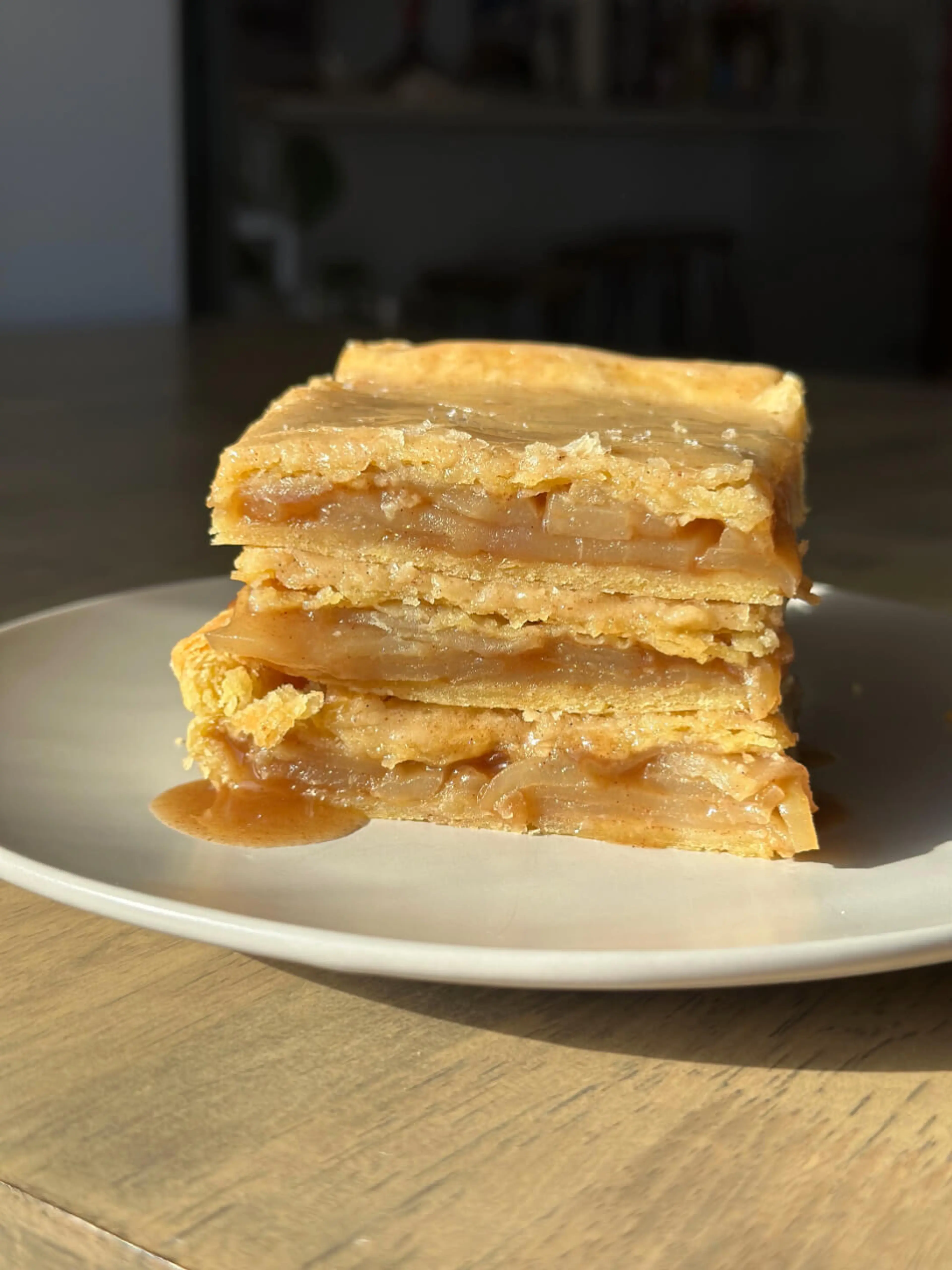 Apple Slices with Brown Butter Glaze
