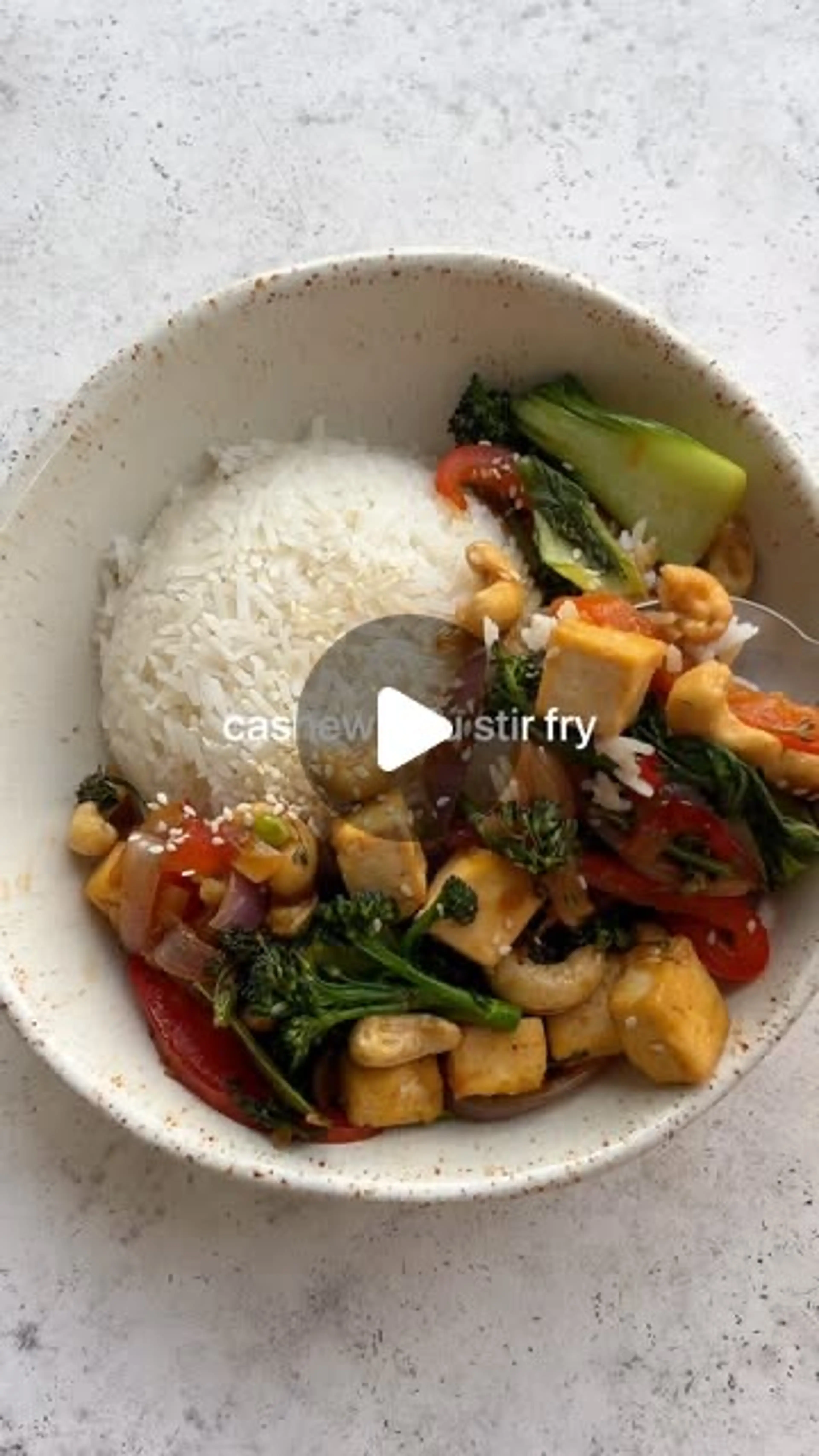 Cashew Tofu Stir Fry