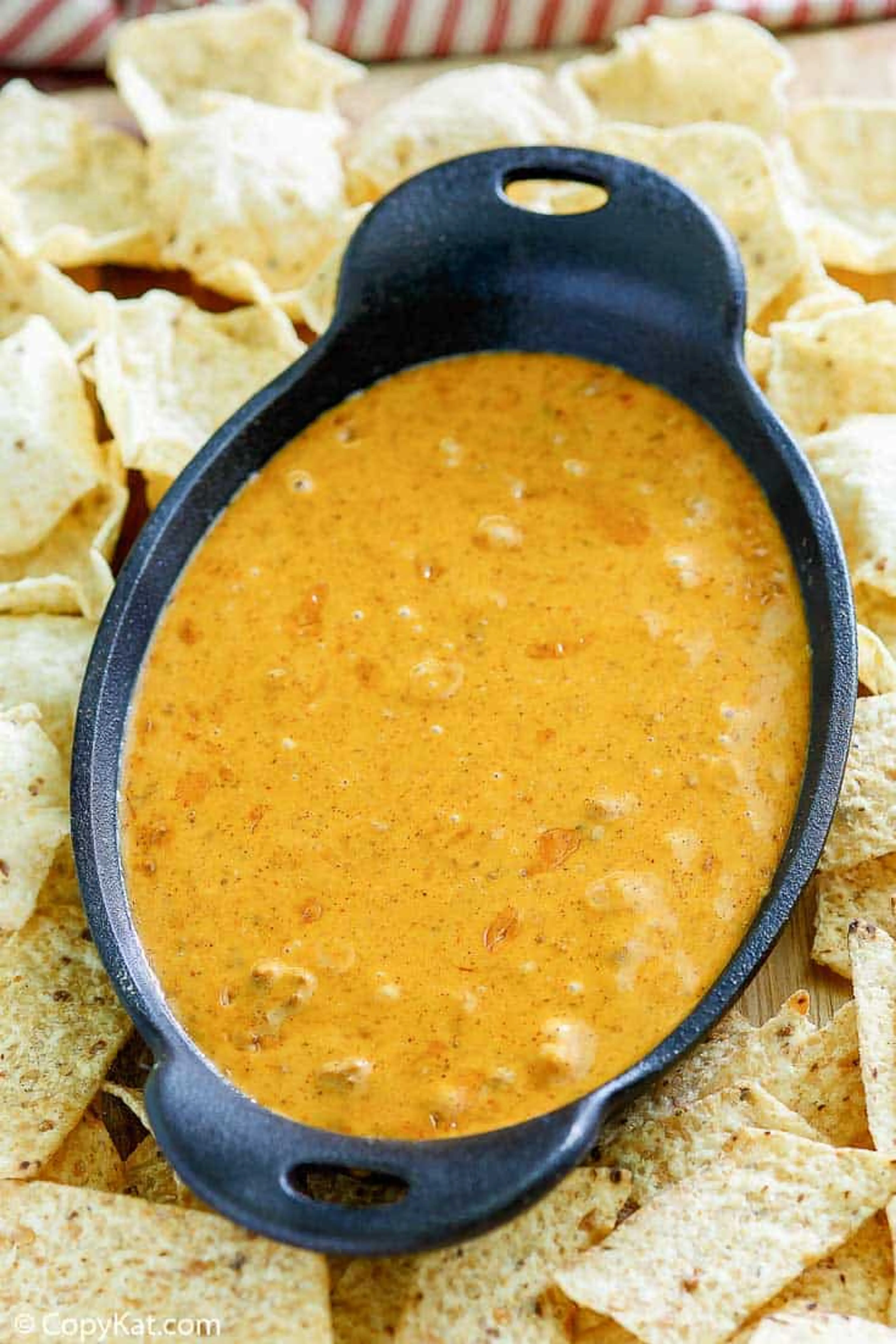 Authentic Two-Ingredient Chili's Skillet Queso (Copycat Reci