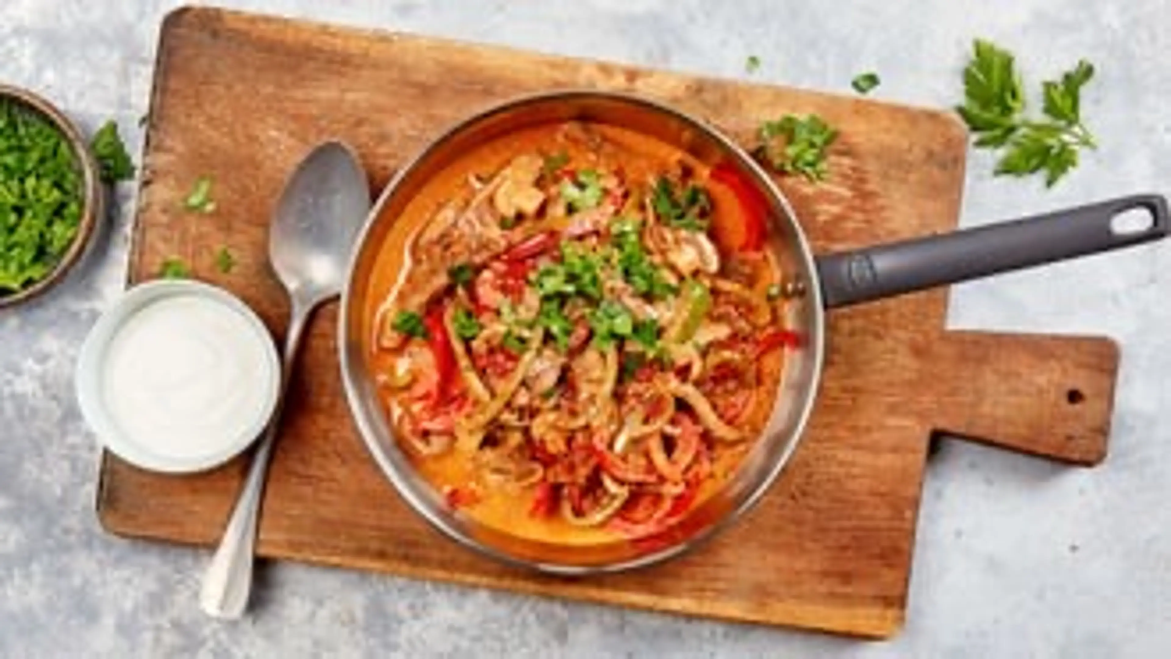 Rindsfilet Stroganoff