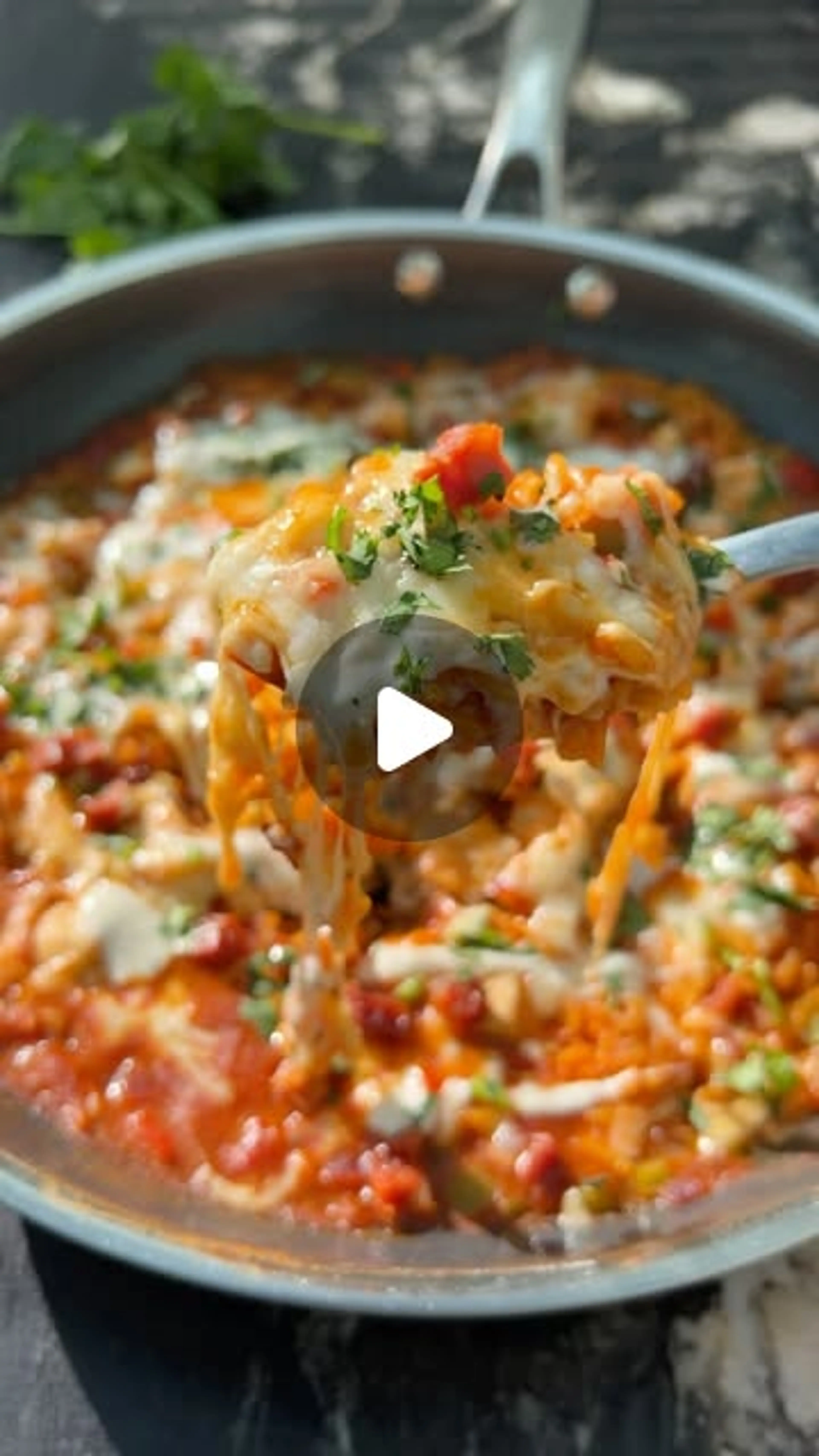 Cheesy Fajita Chicken & Chorizo Rice