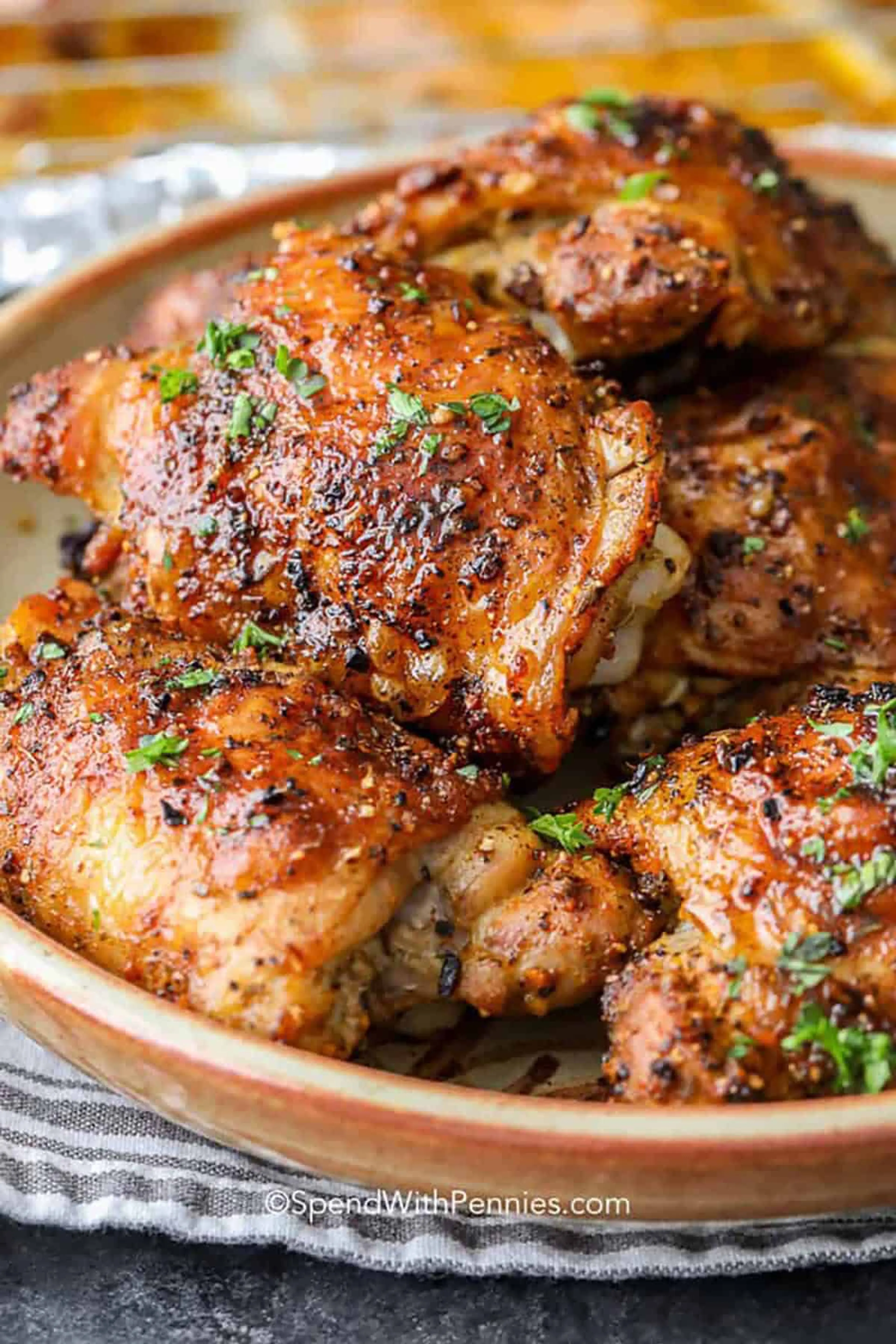 Baked Chicken Thighs