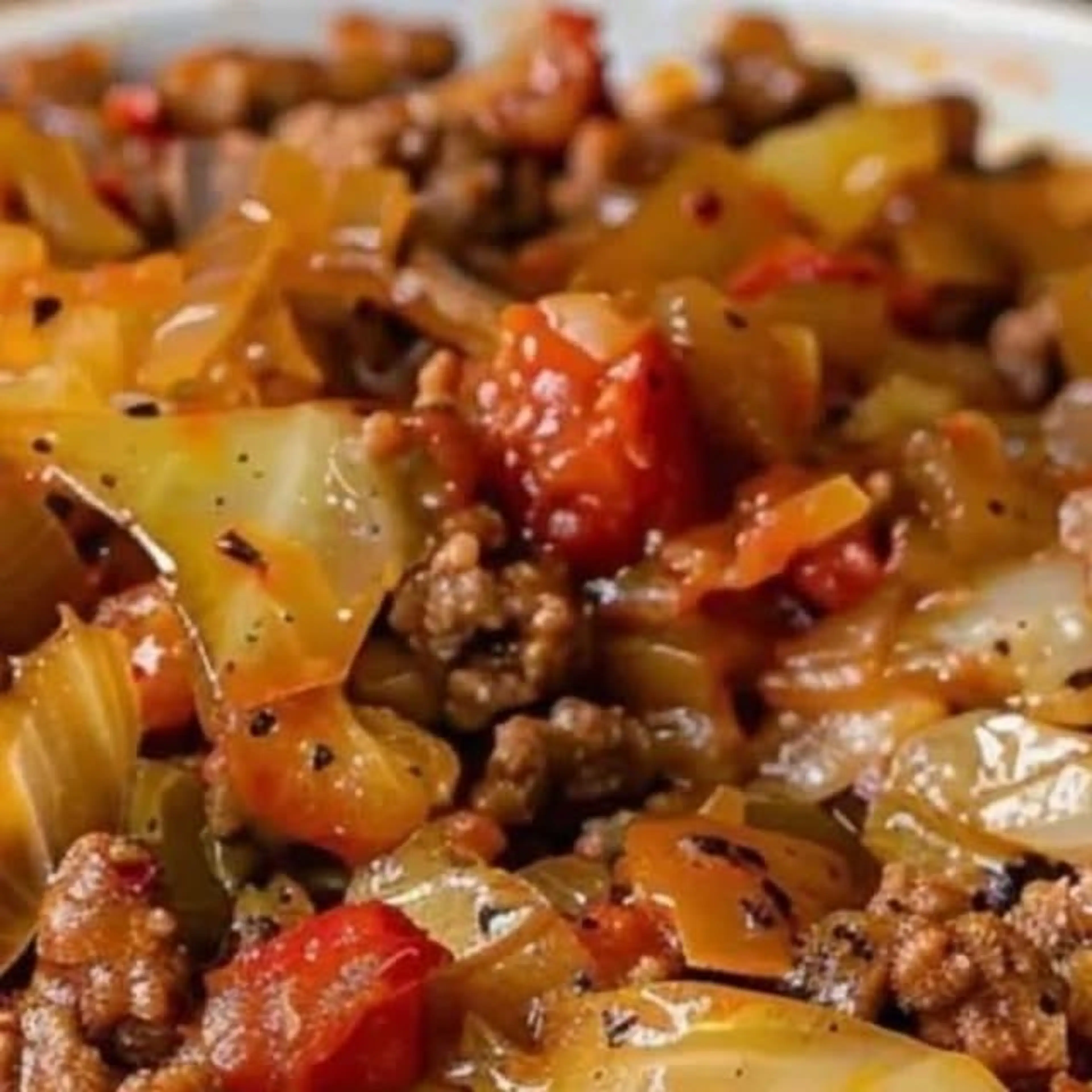 Cabbage and Ground Beef