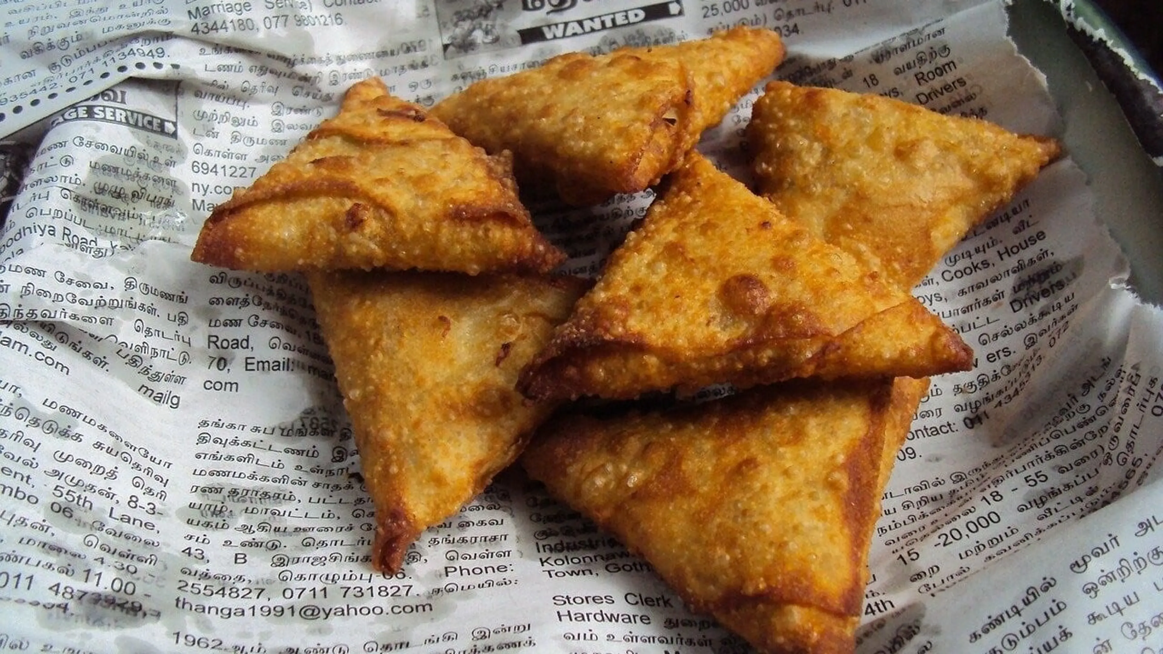 Samosas: Rezept für die veganen indischen Teigtaschen