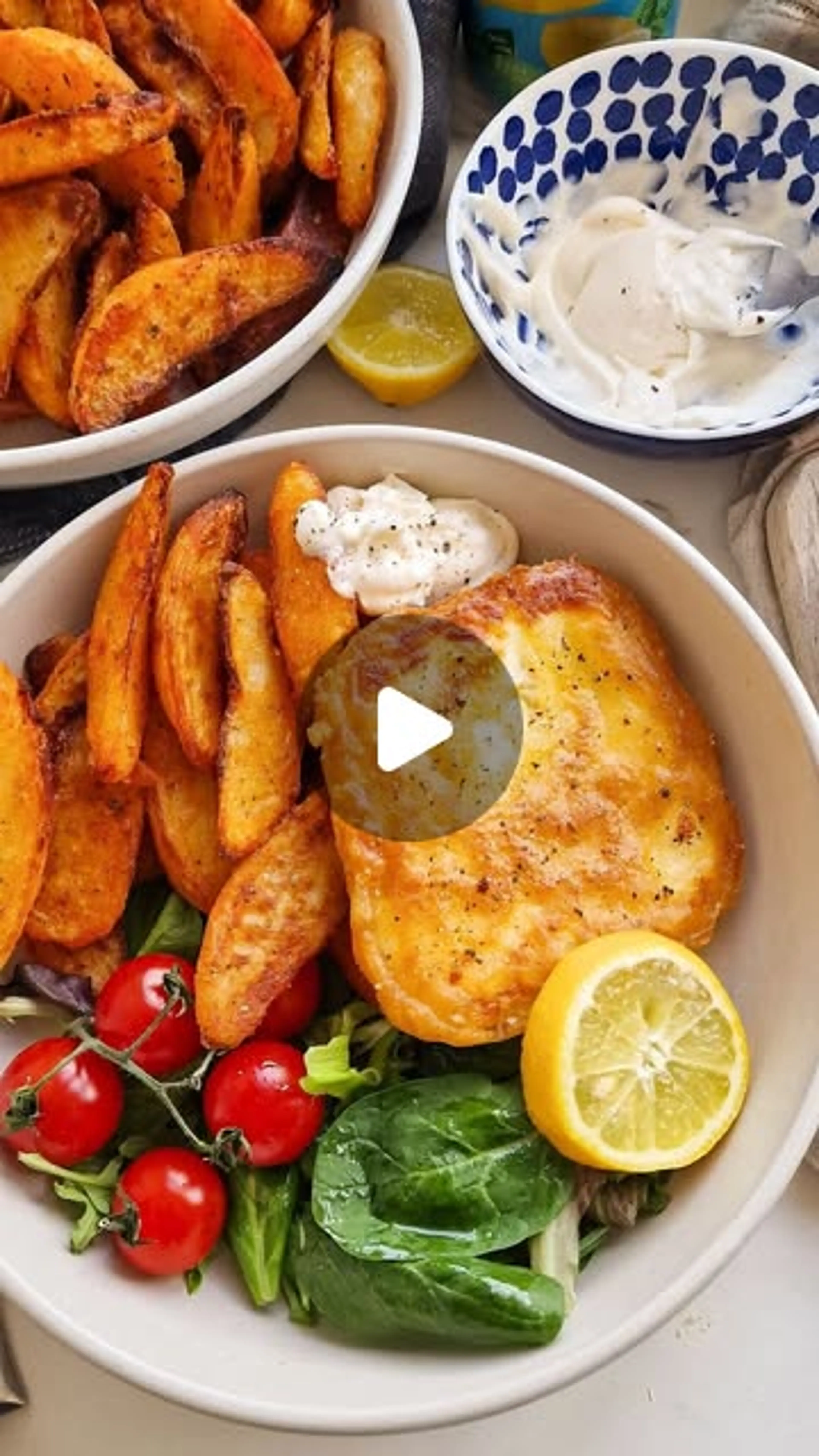 Lemonade & Black Pepper Battered Halloumi