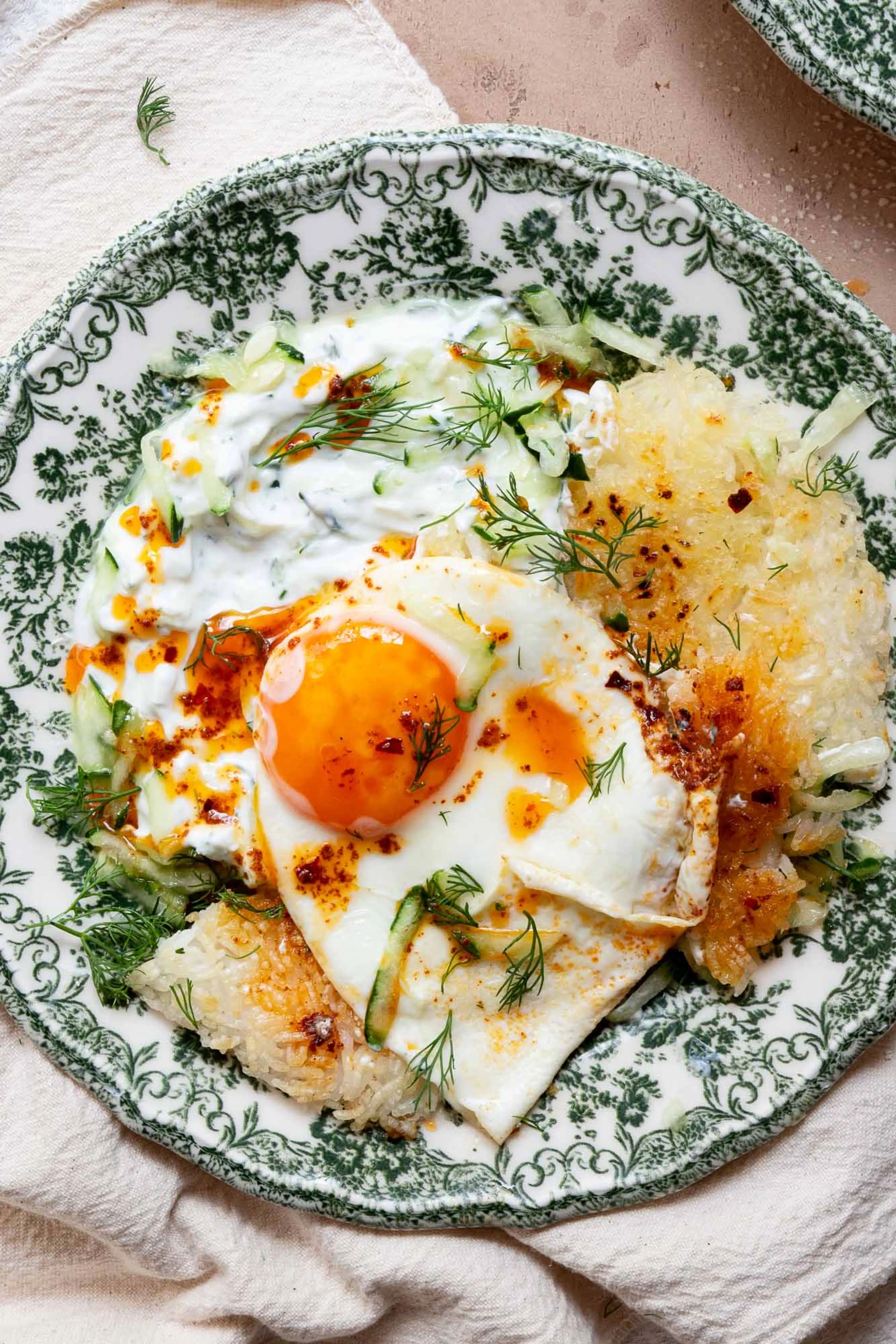 A Twist on Turkish Eggs (w/ Crispy Brown Rice) | Go To Meals | Umami