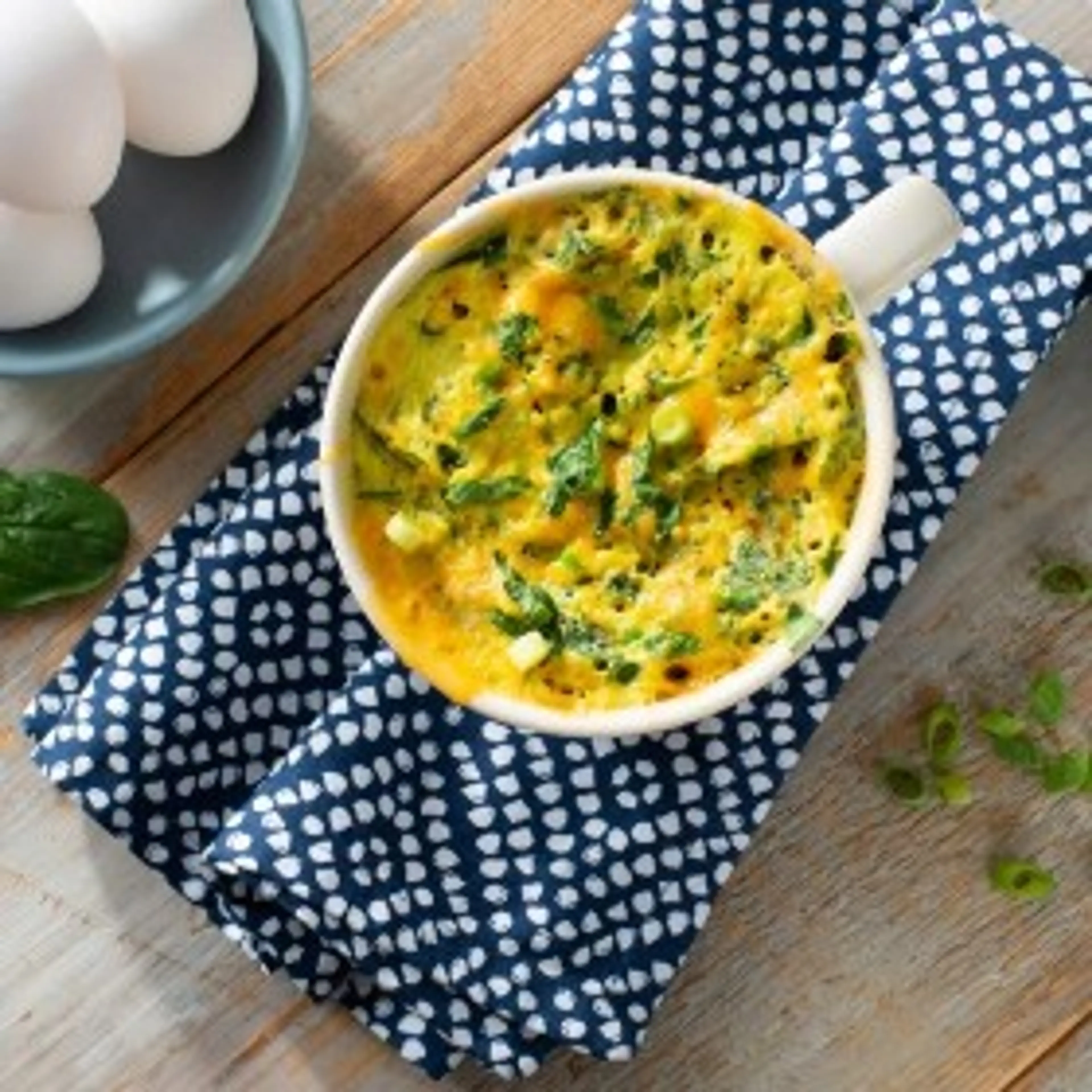 Cheese and Spinach Breakfast Frittata