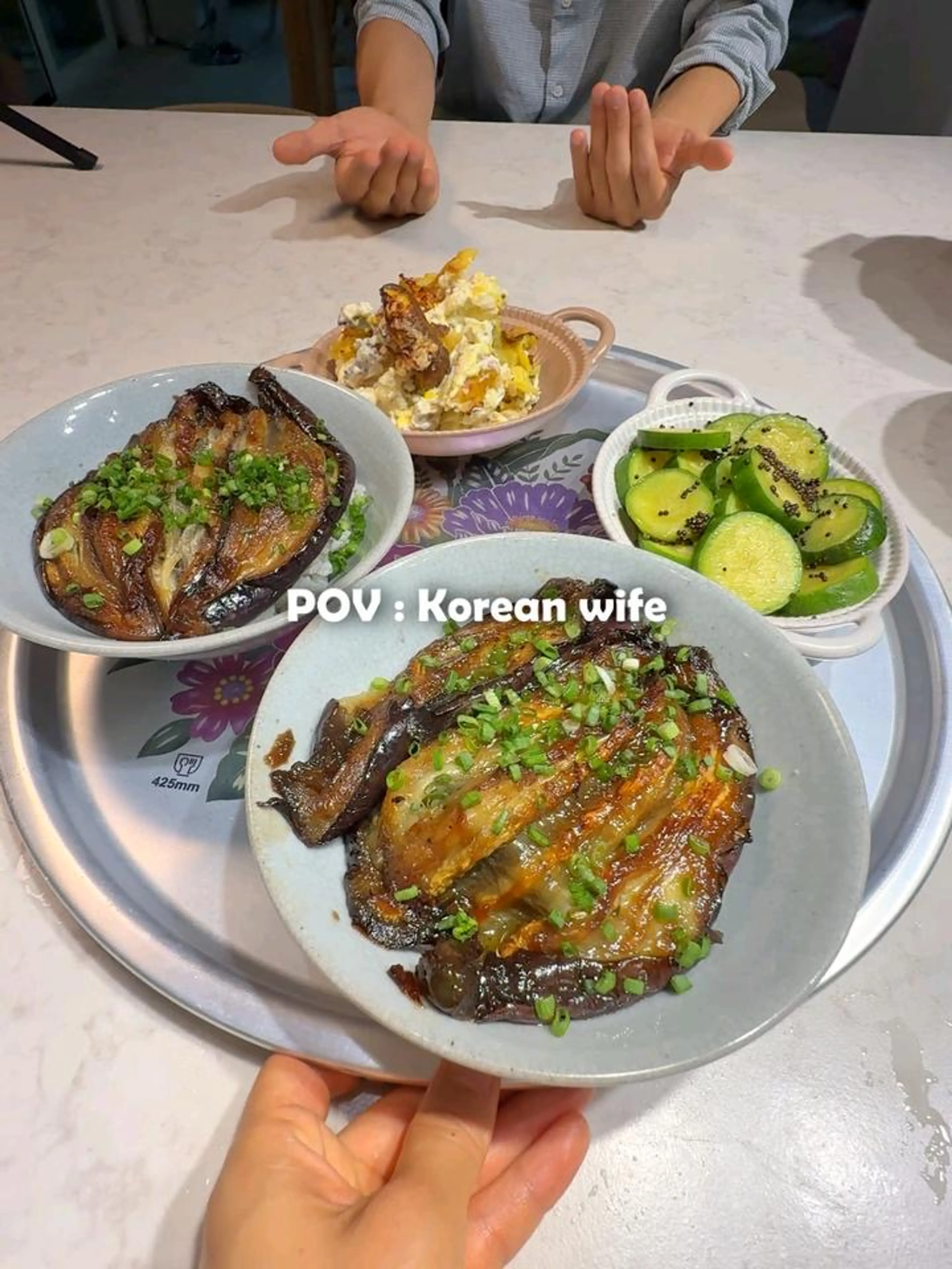 Breakfast for Husband Day 49 - Soy-glazed Eggplant Rice Bowl