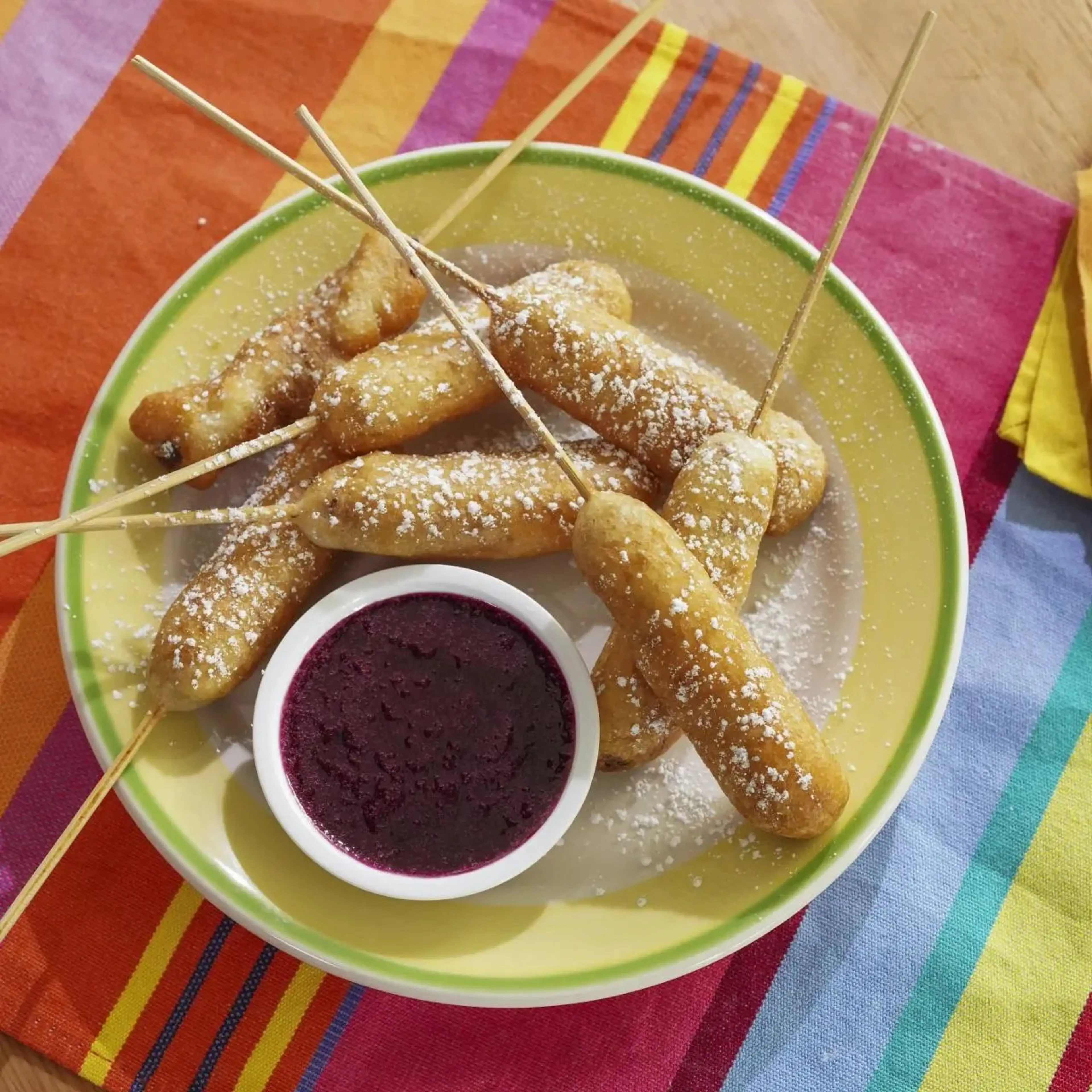 Breakfast Sausage Corn Dog