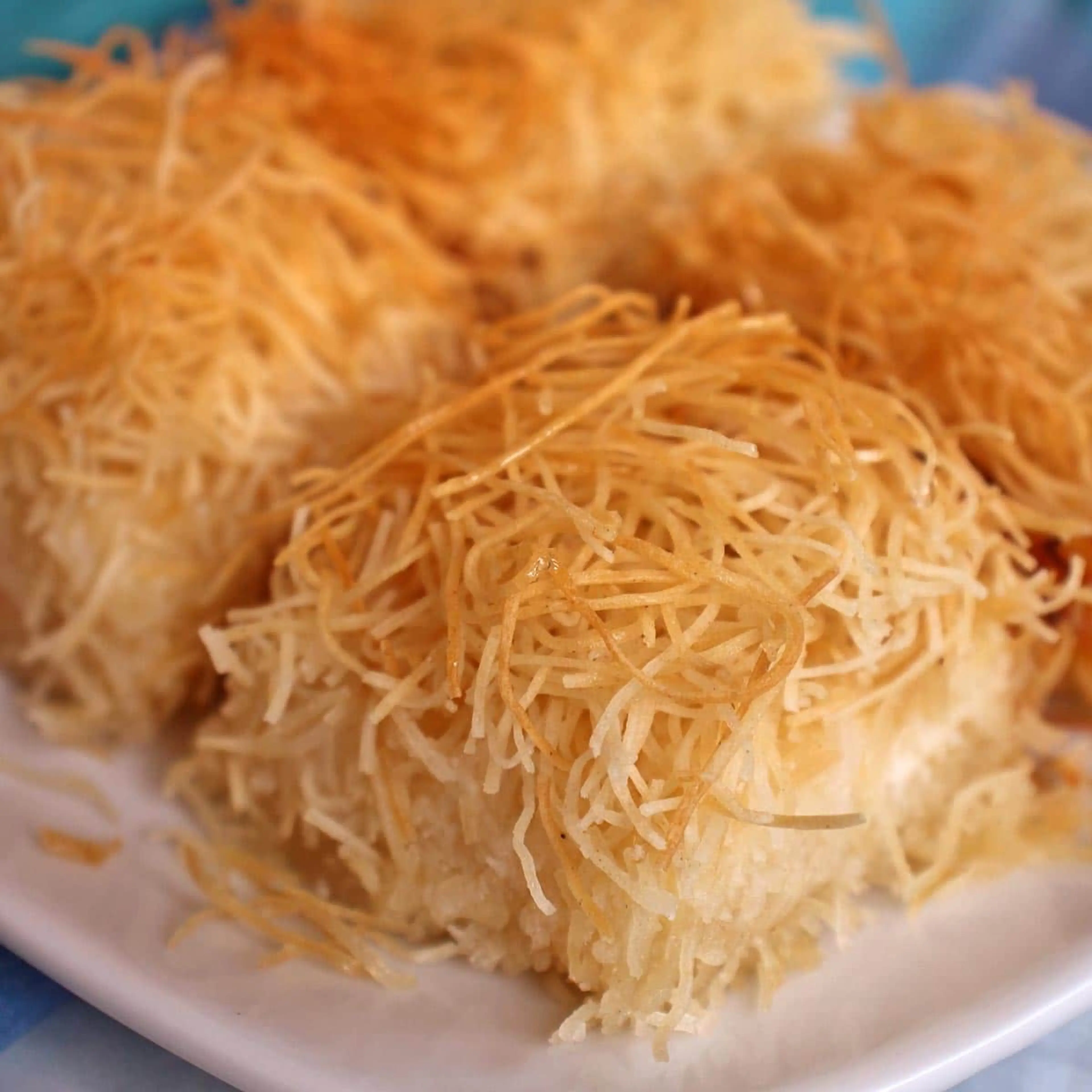 Kadaif or Kadayif (Ricotta Cheese Kunafa)