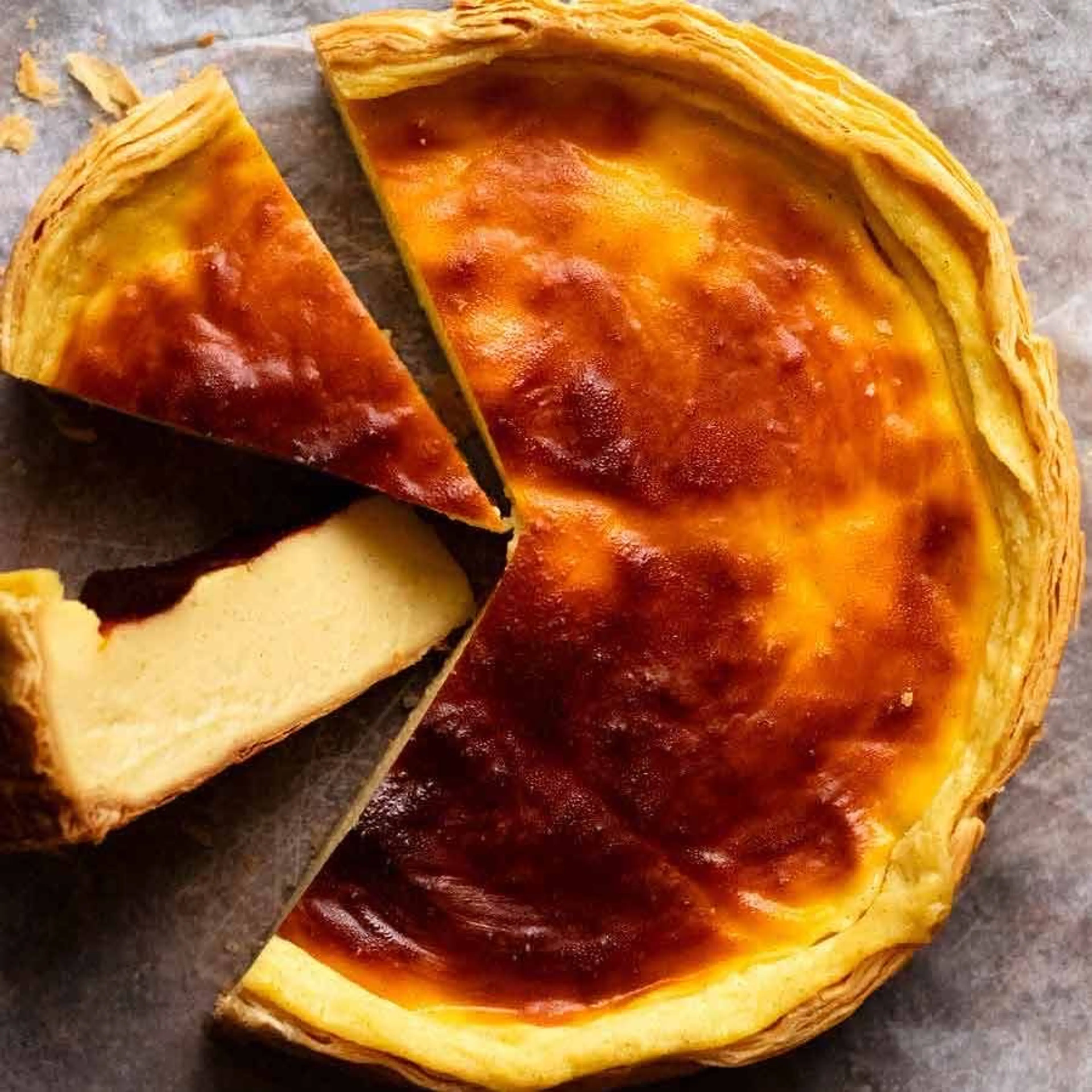 Flan Pâtissier (French Custard Tart)