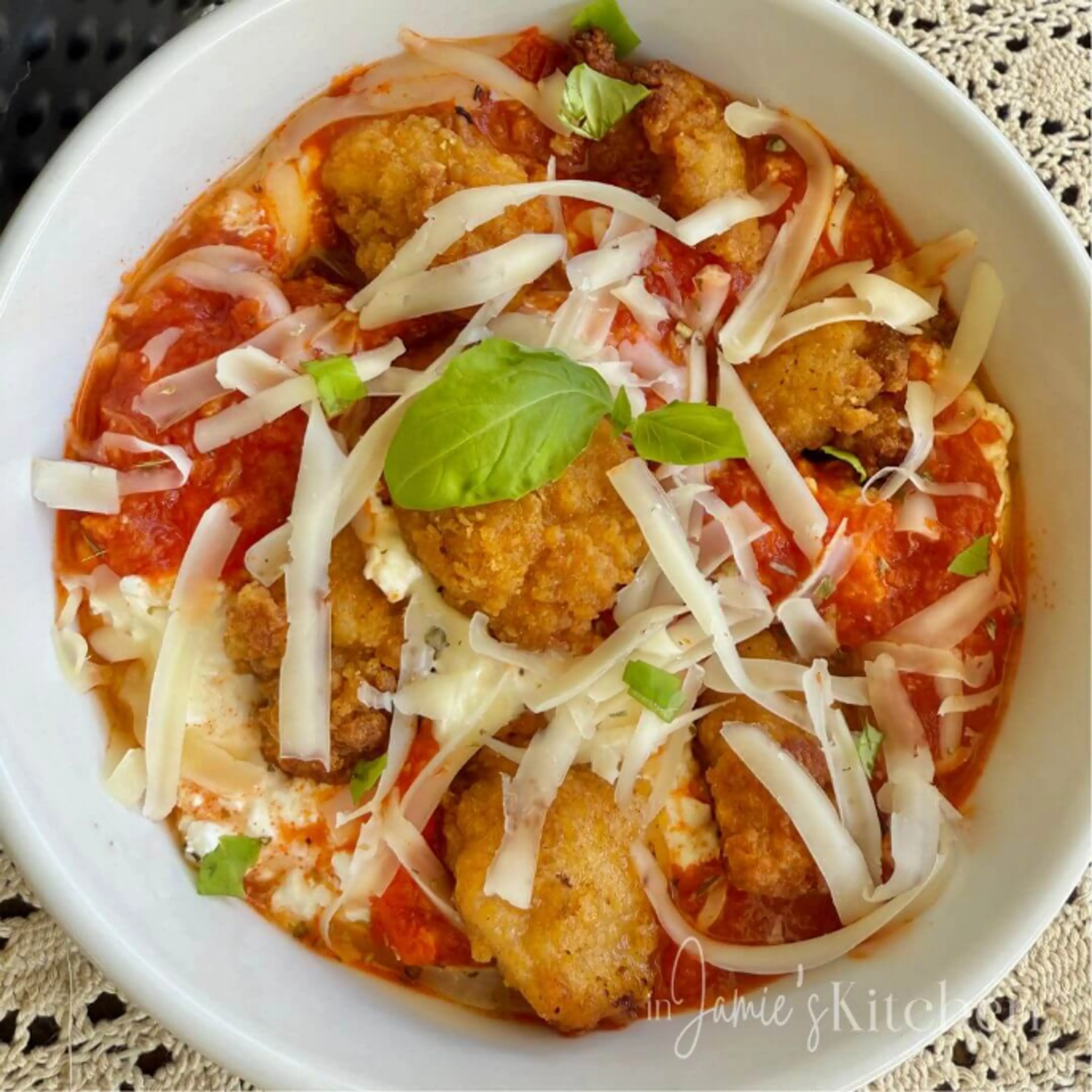 High-Protein Chicken Parm Bowl (Healthy 20-Minute Meal)