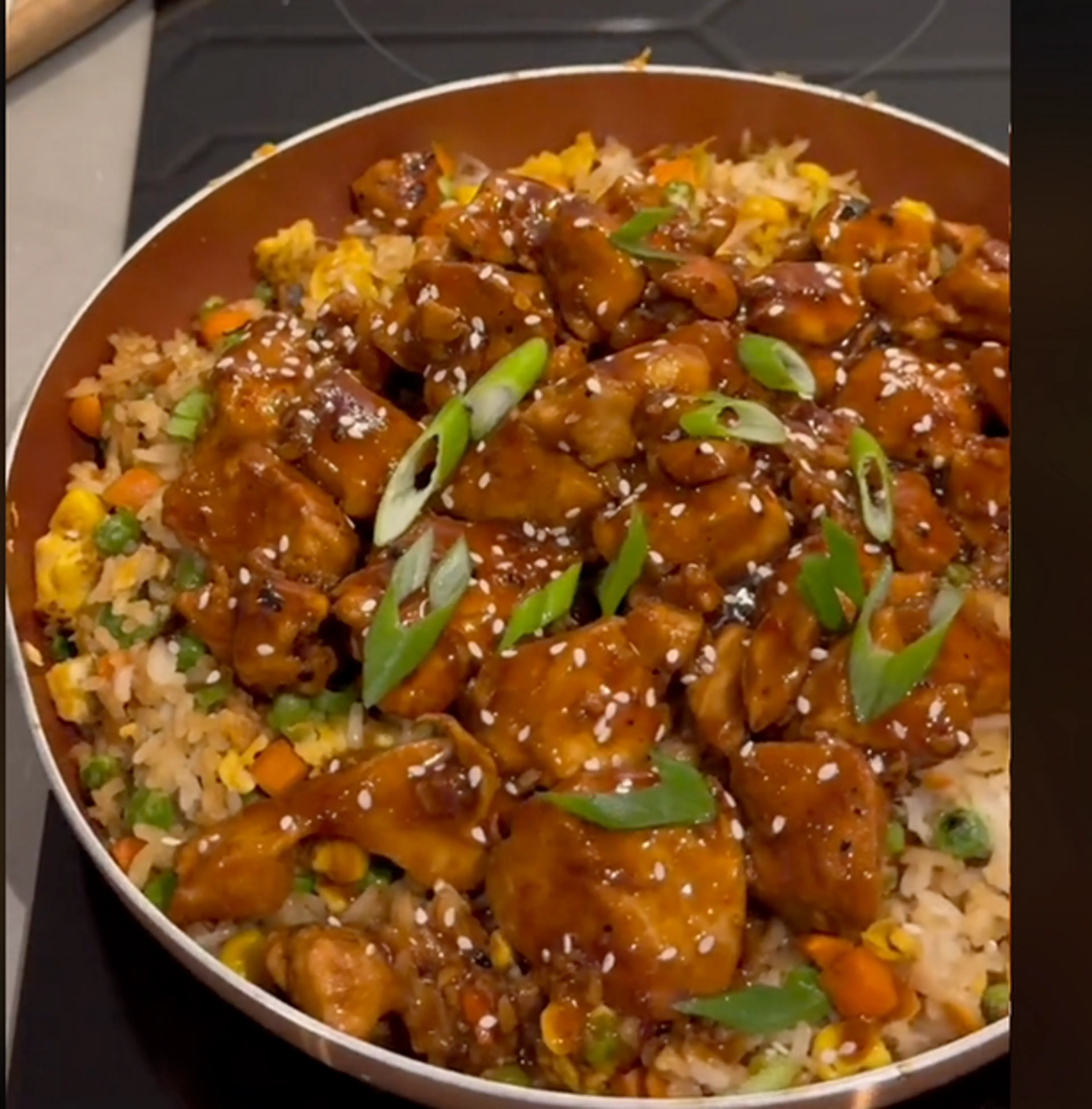 Chicken Stir Fry & Fried Rice