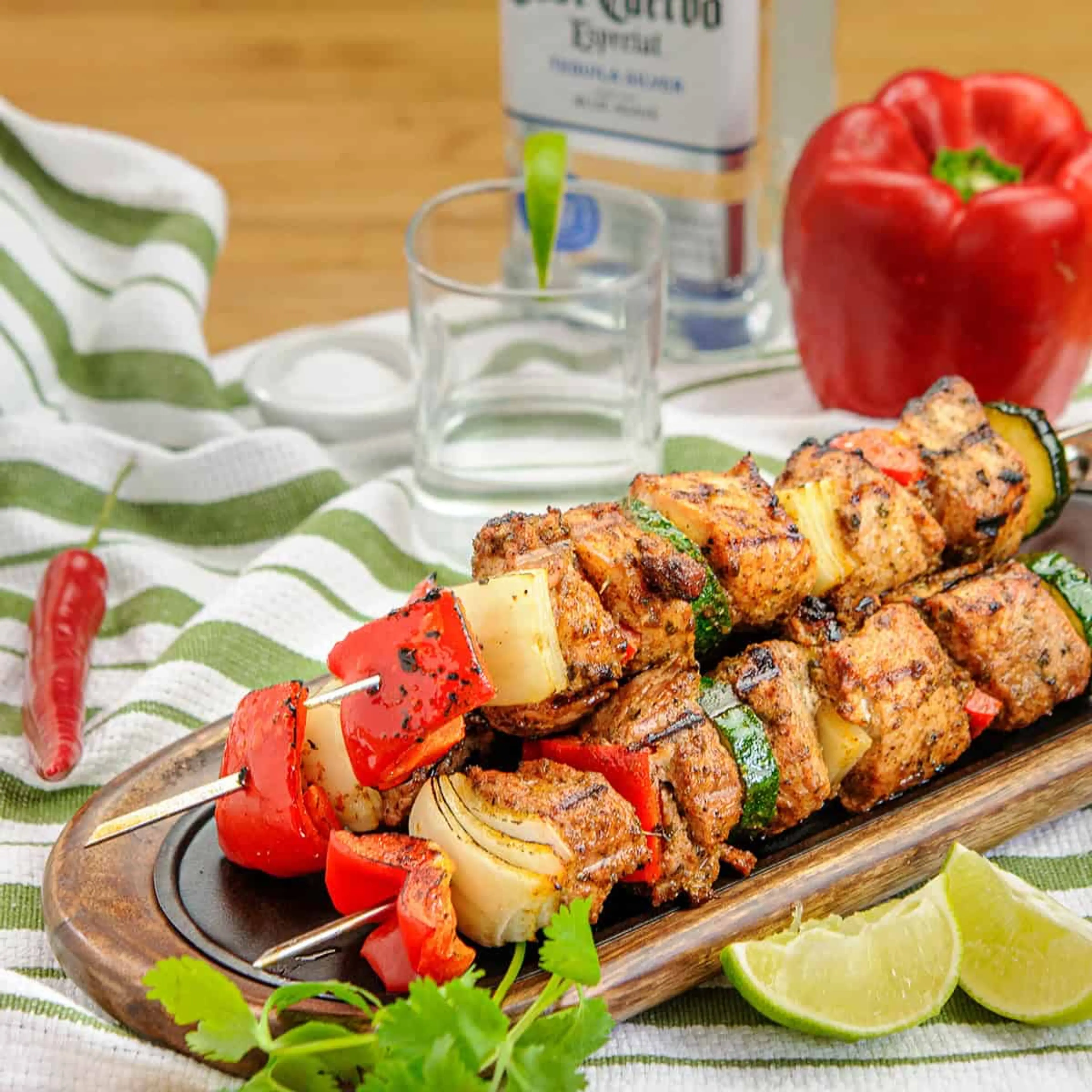 Southwest Style Pork Kabobs