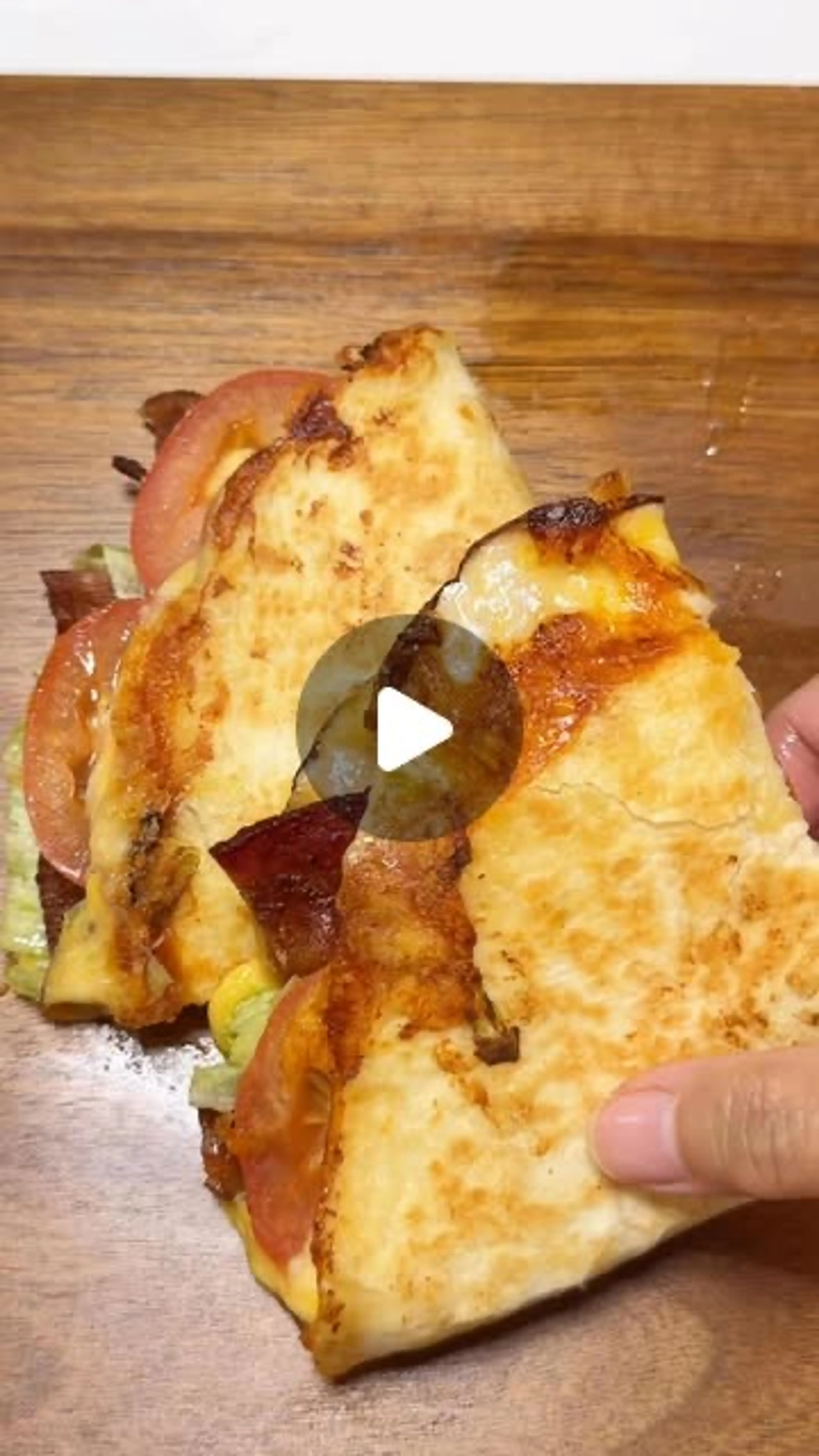 Crispy Chicken Blt Tortilla Sandwich