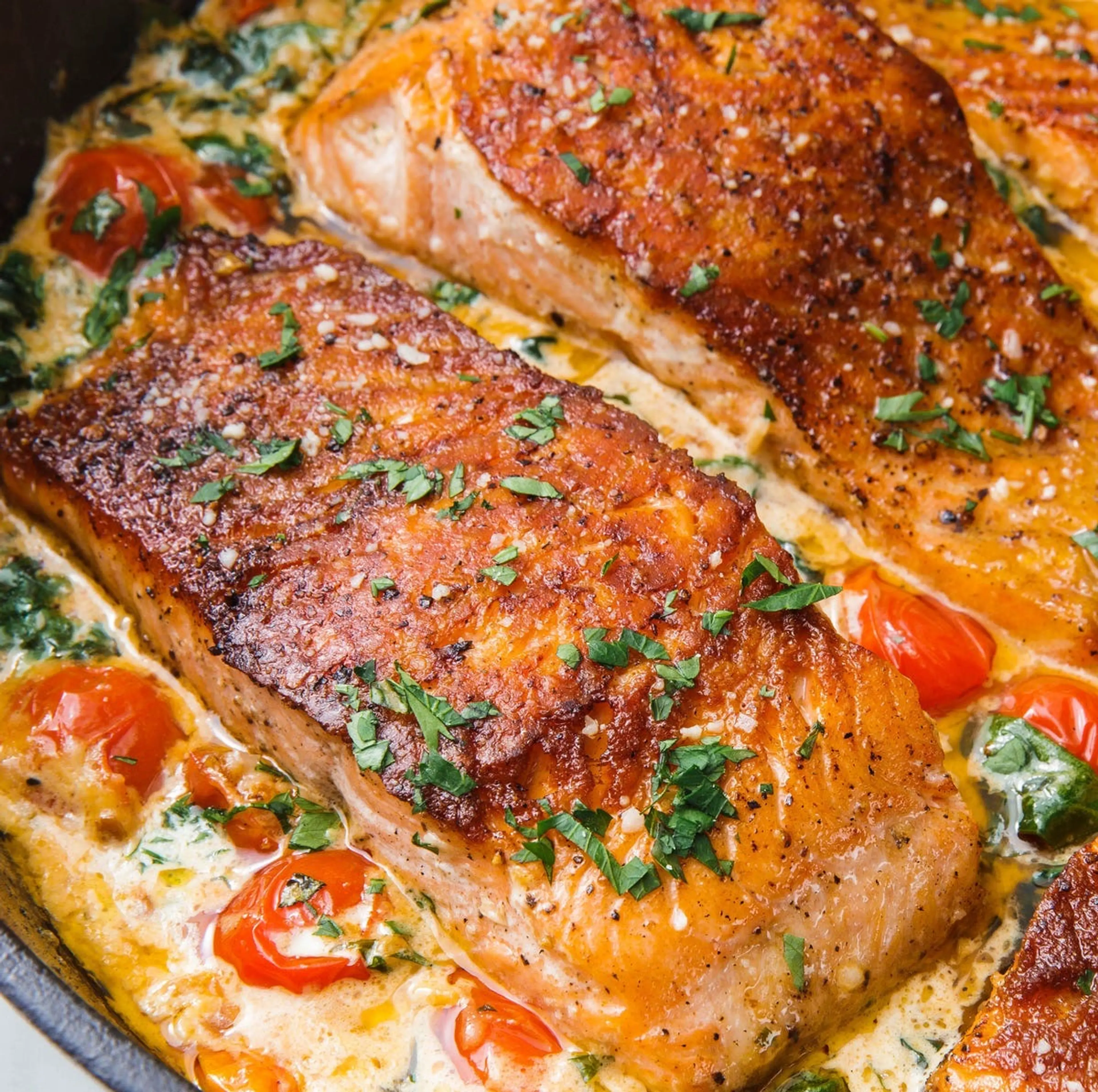 Tuscan Butter Salmon