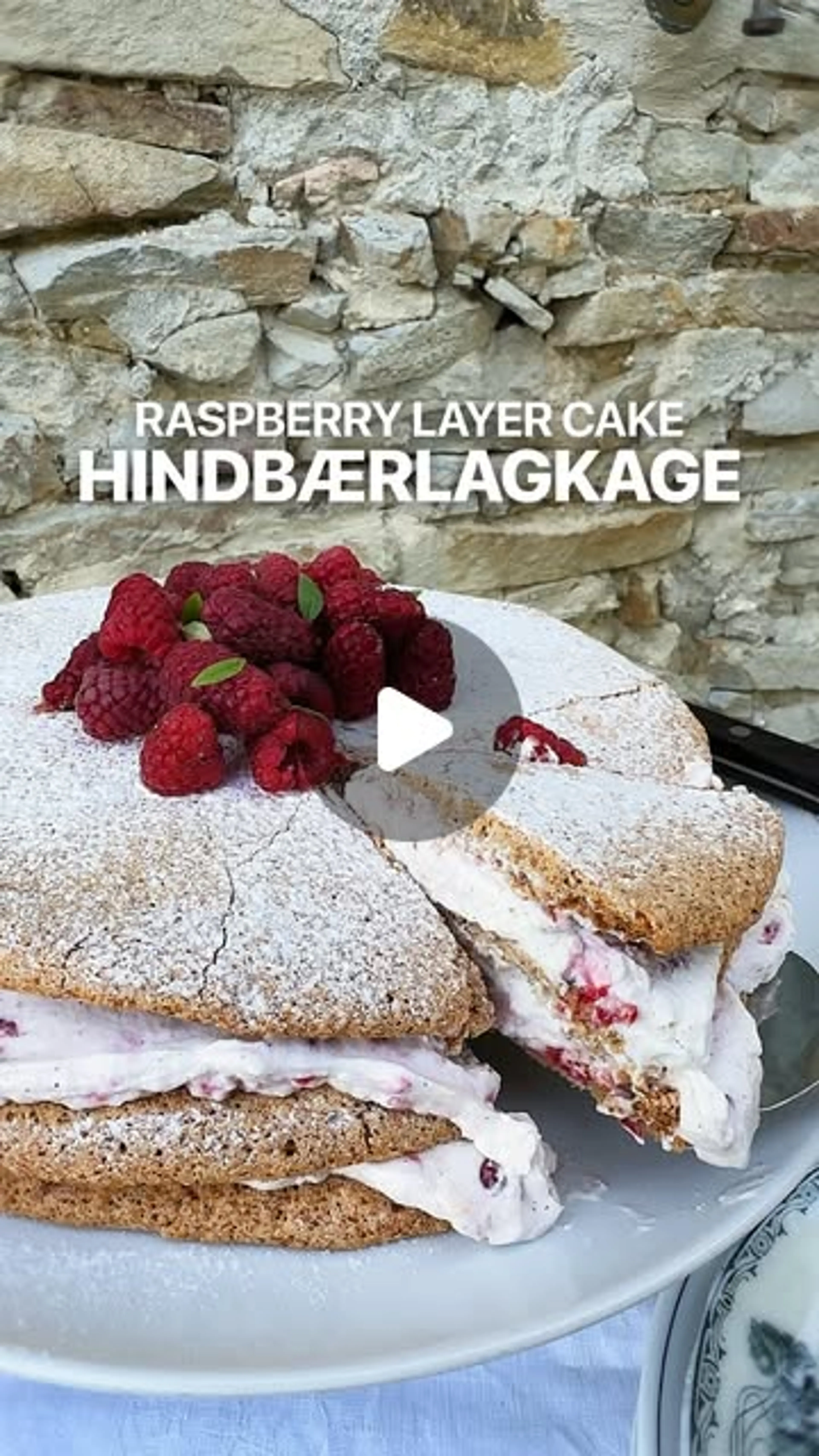 Raspberry Layer Cake