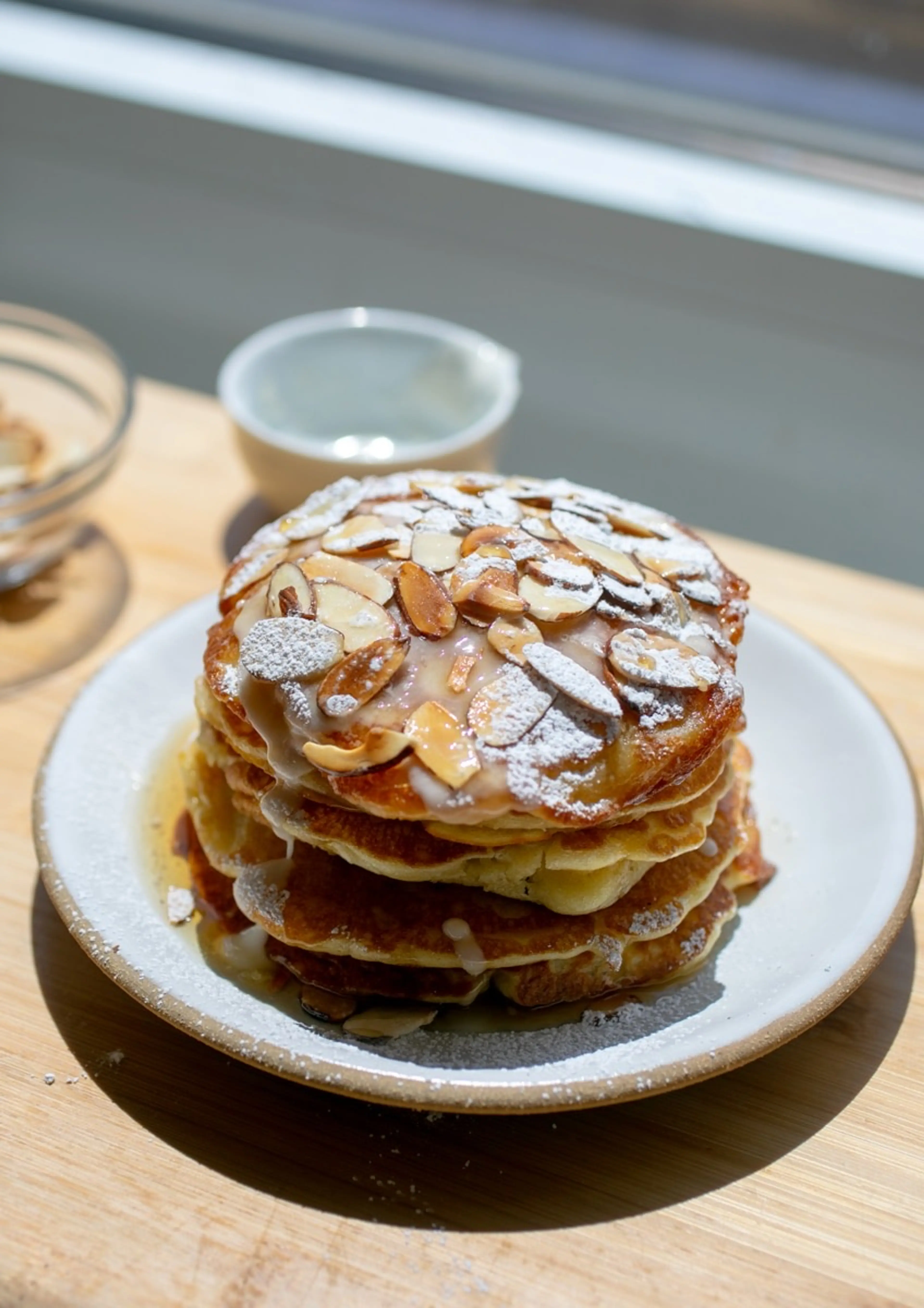 Almond Croissant Pancakes