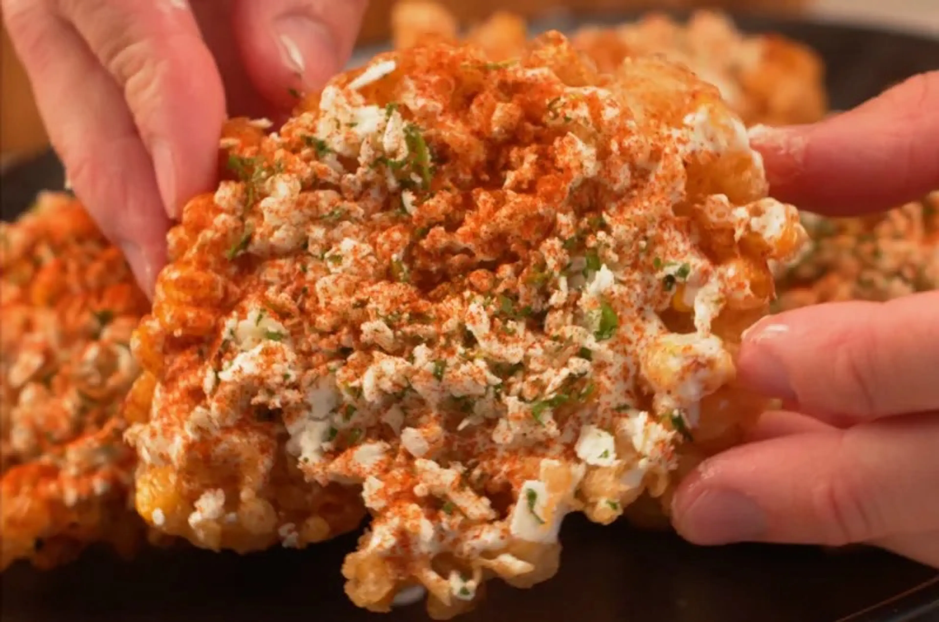 Elote Kakiage