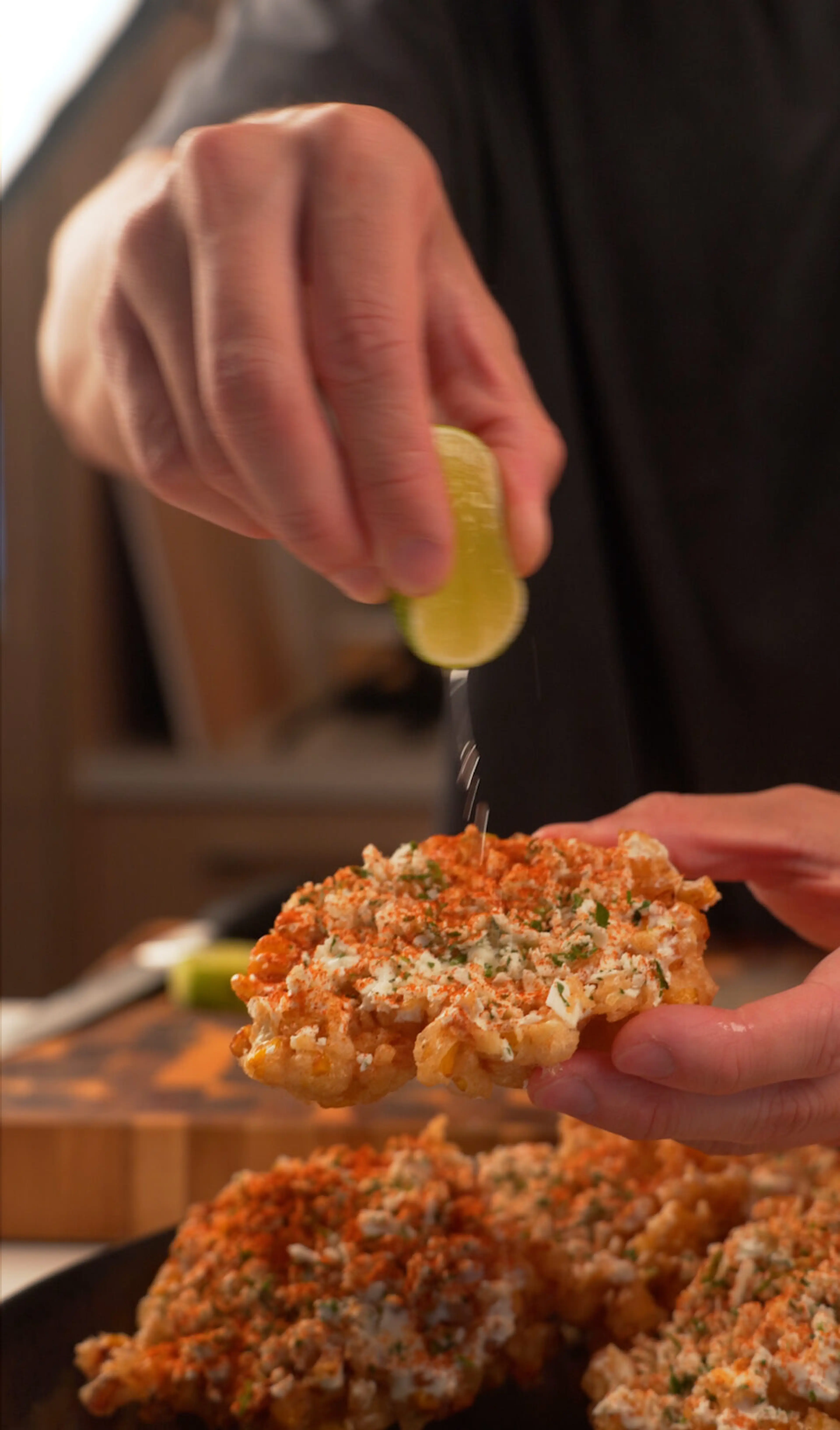 Elote Kakiage