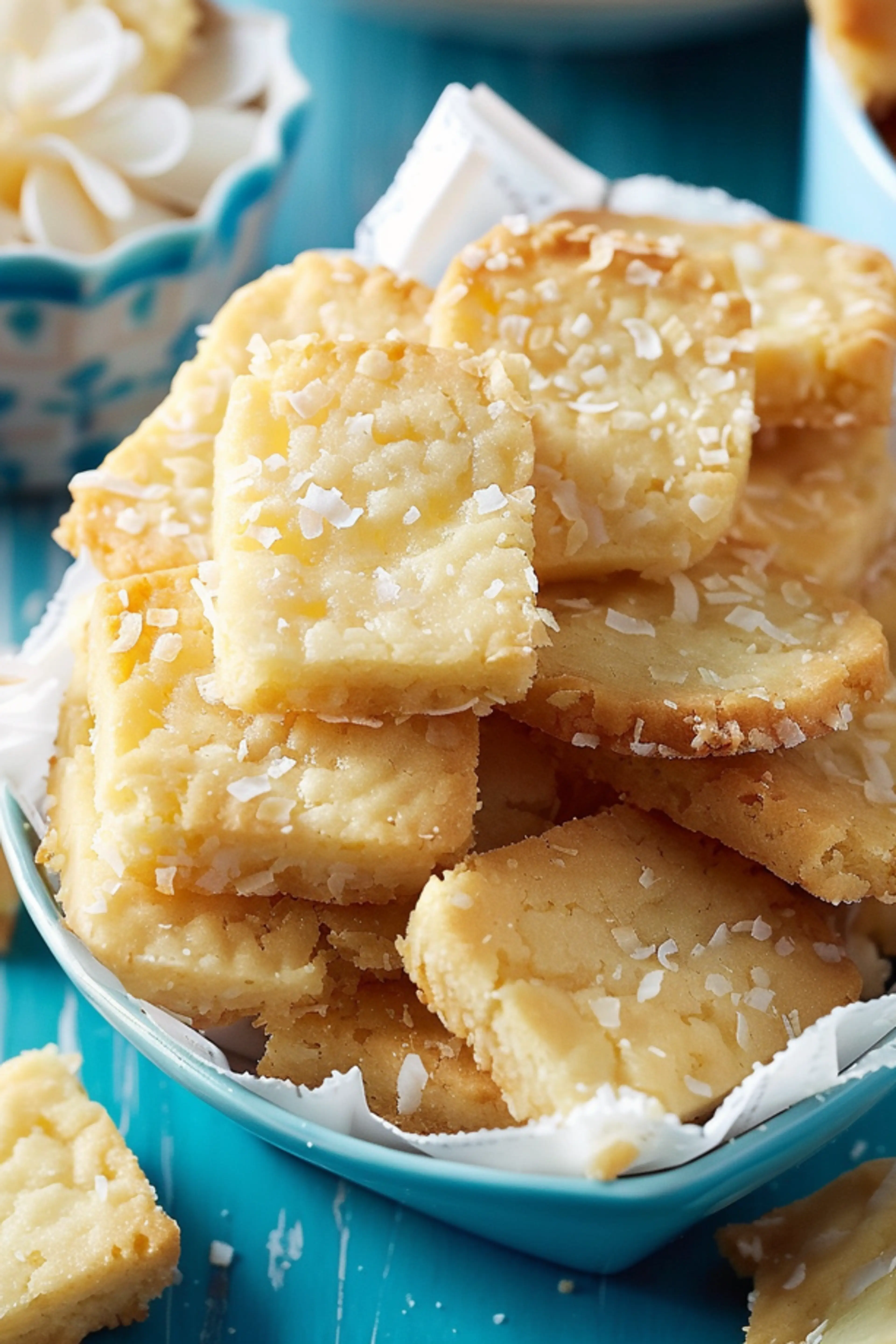 Coconut Shortbread Cookies