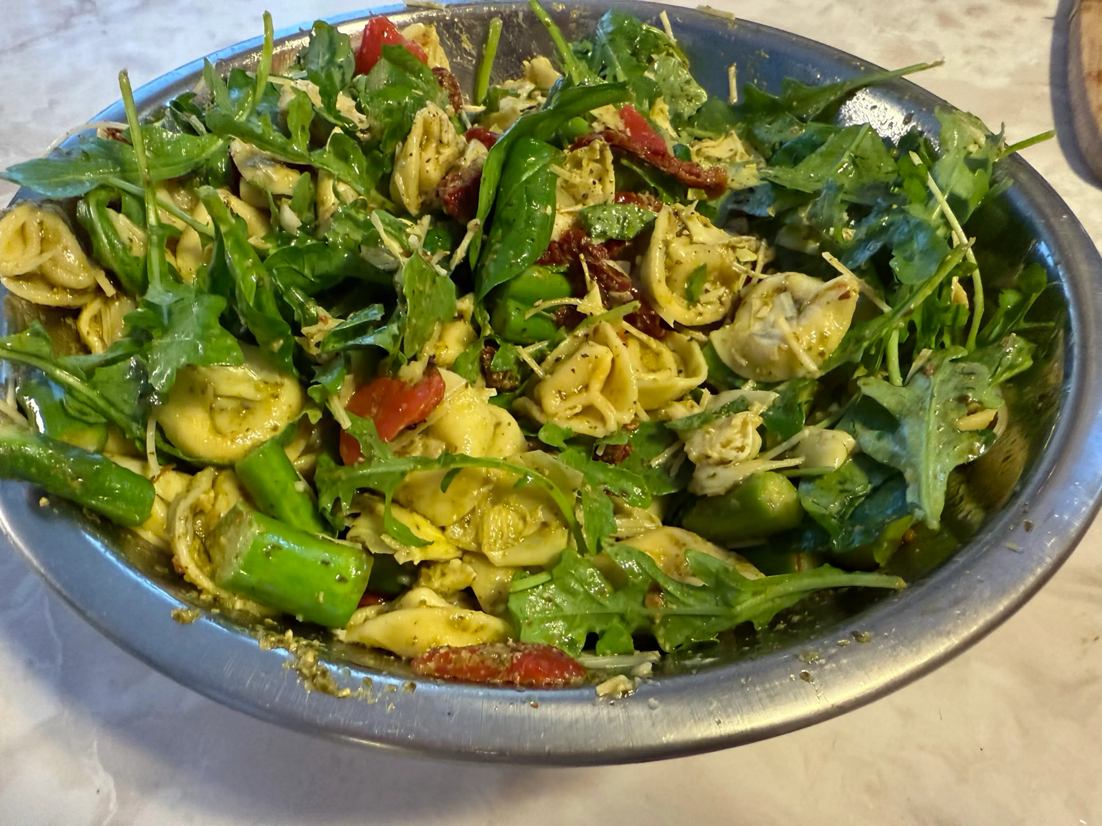 Pesto Tortellini Salad