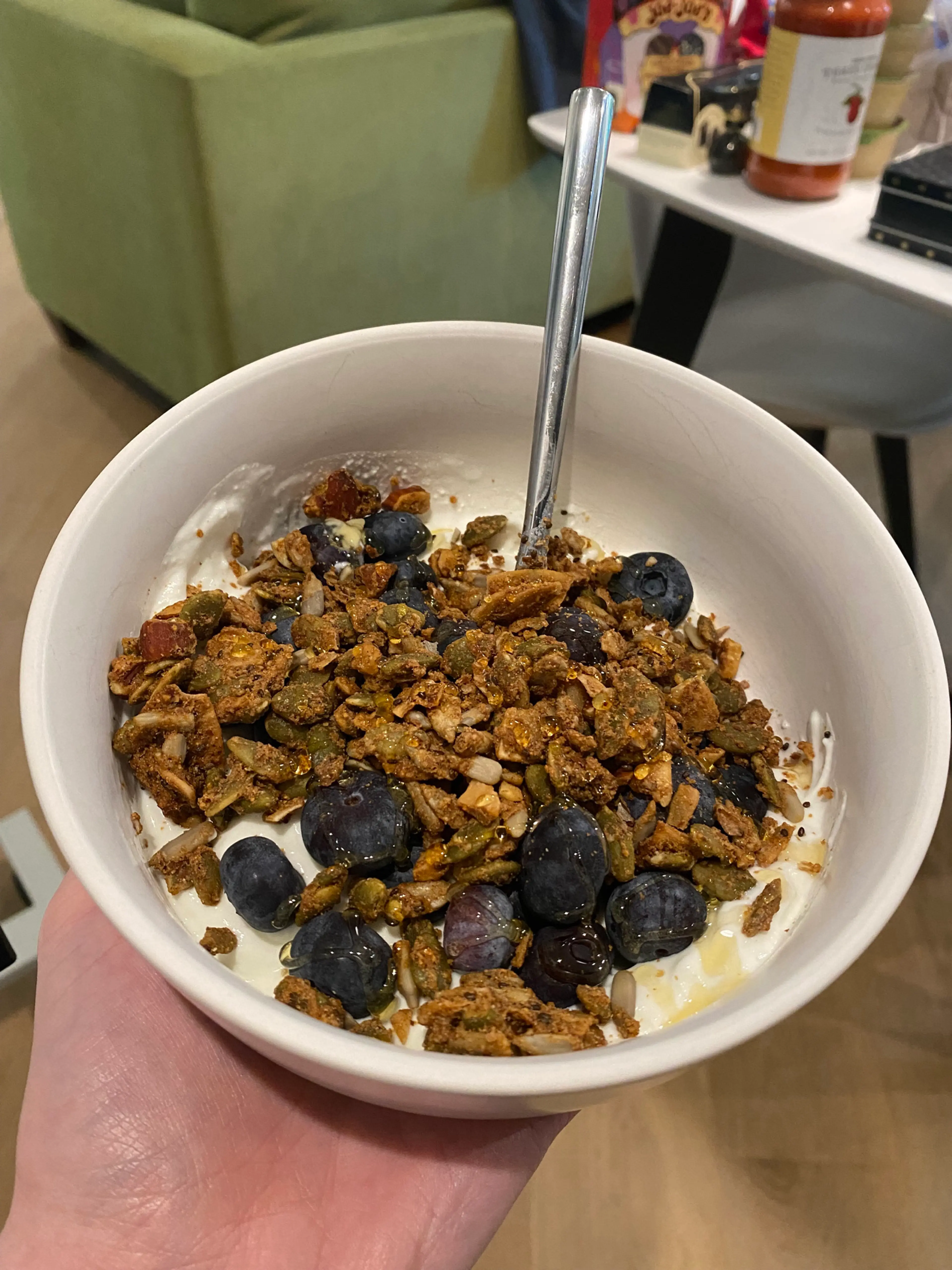 Granola with Yogurt & Fruit