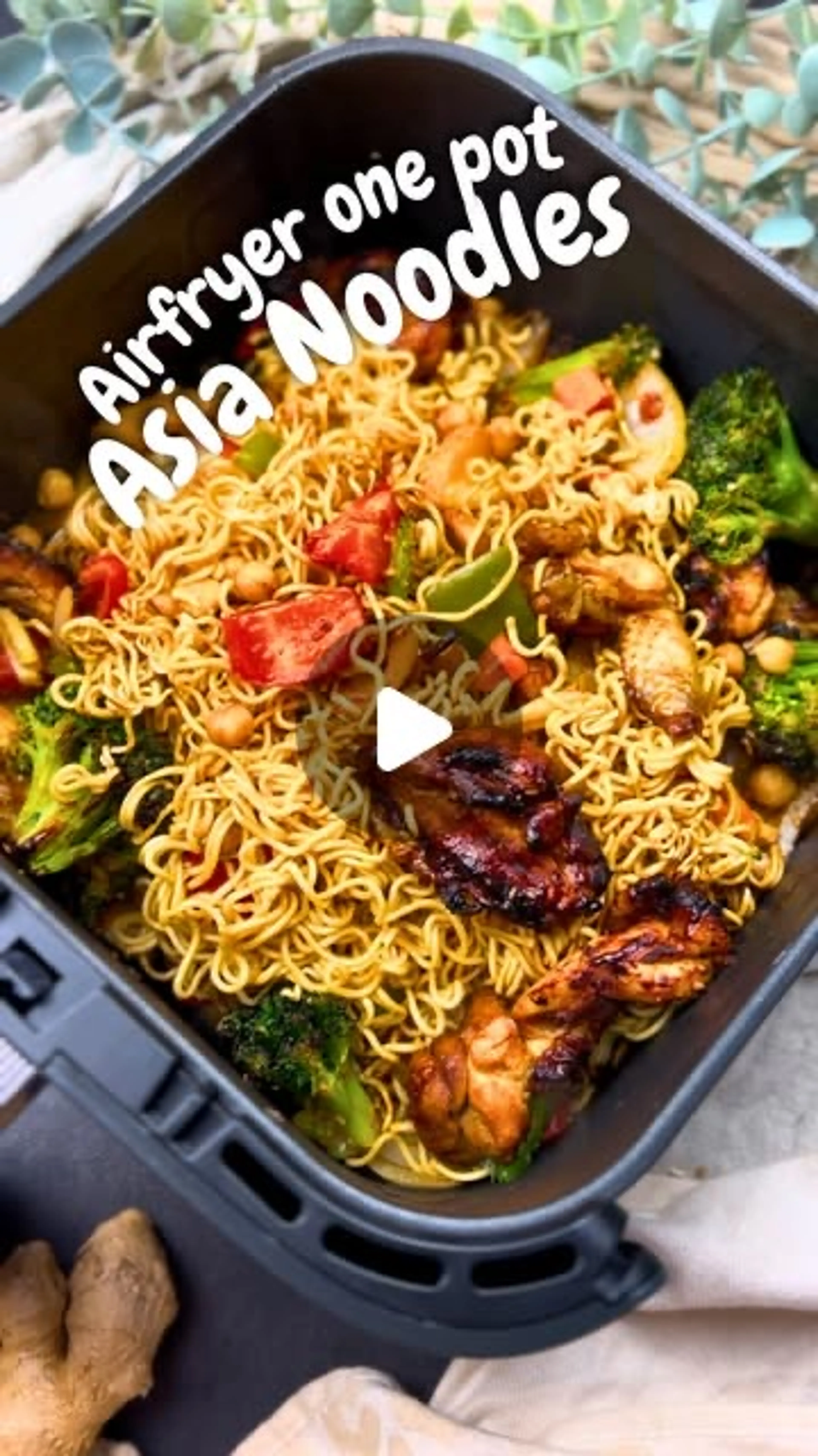 Airfryer One Pot Asia-noodle