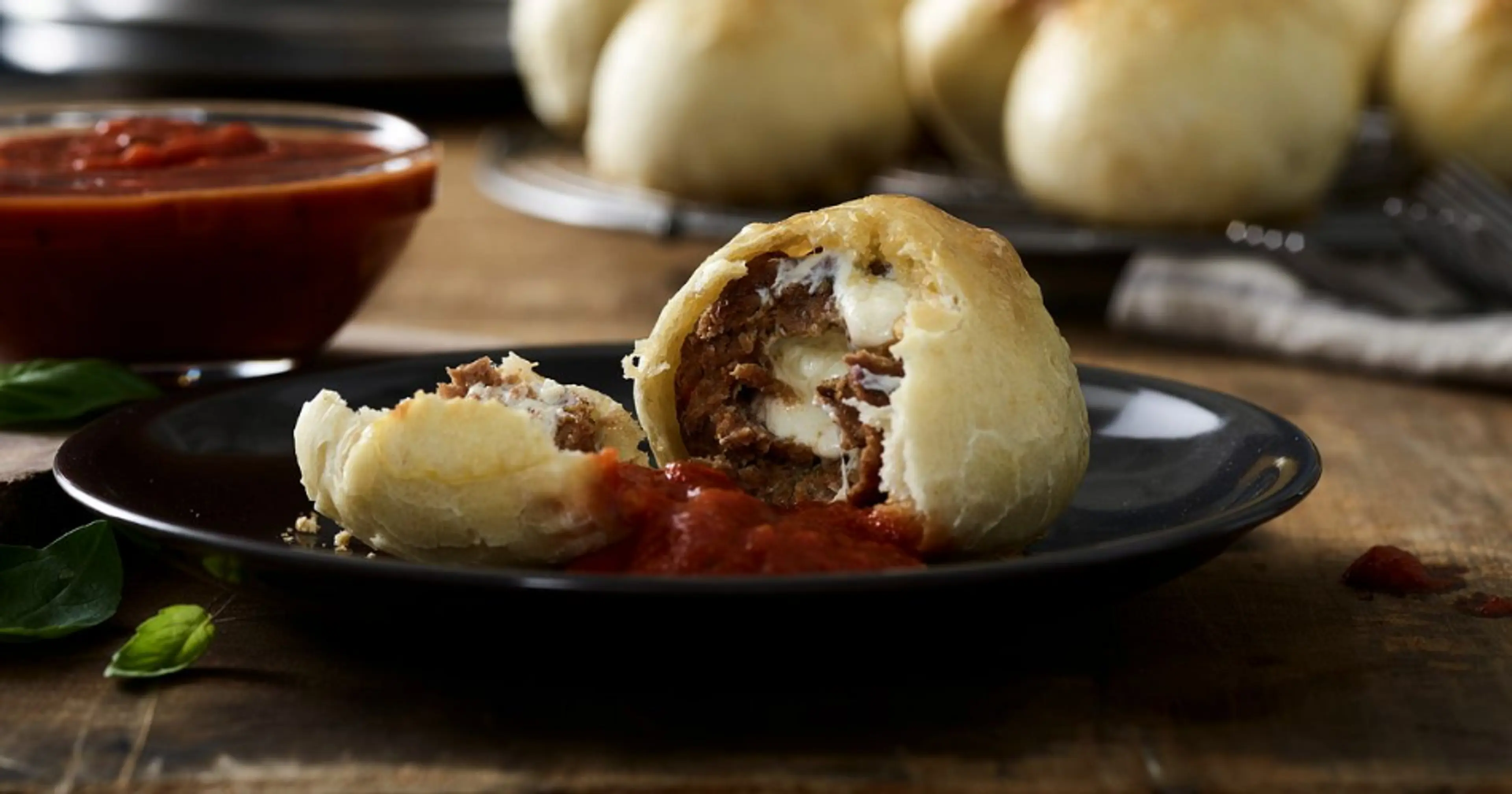 Italian Beef Meatball Sandwich Rolls
