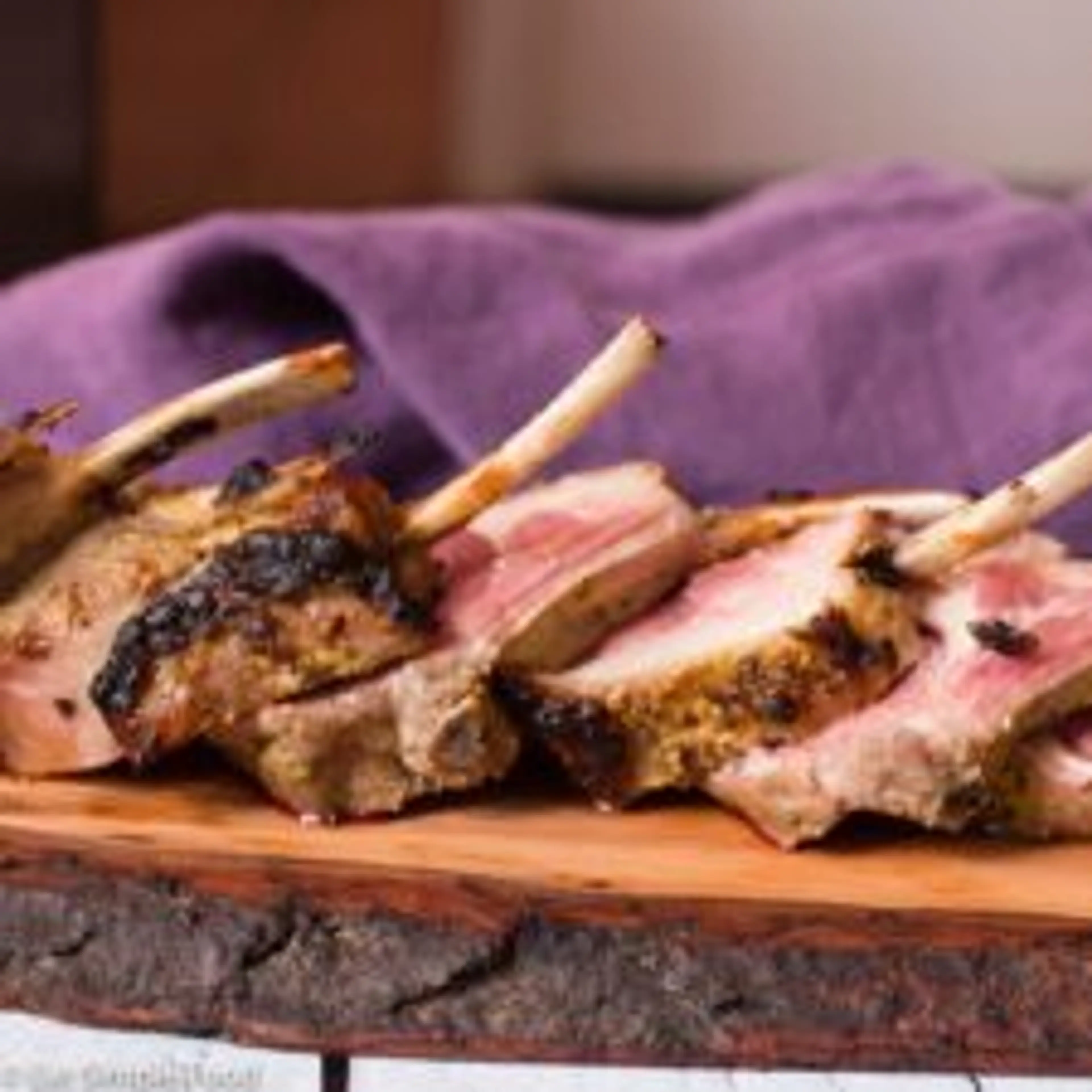Rosemary Mustard Rack of Lamb